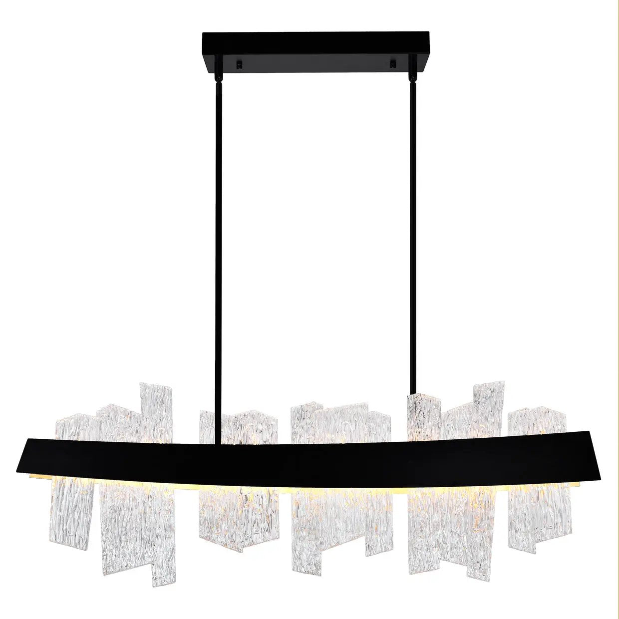 black chandelier