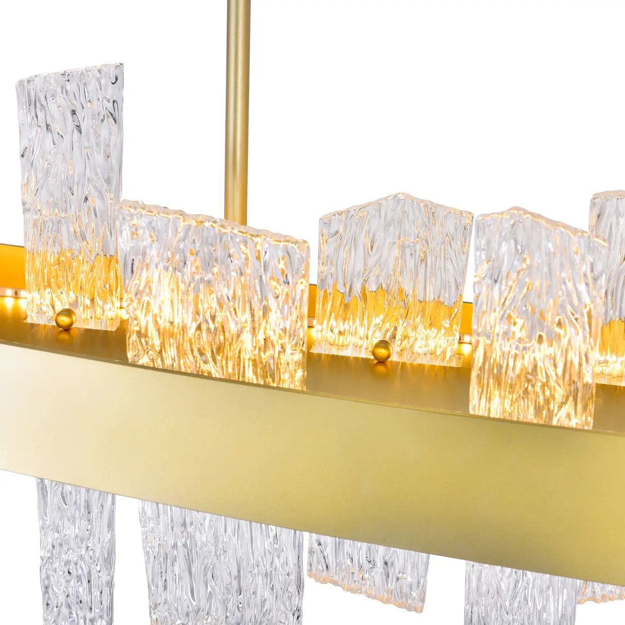 satin gold mount base