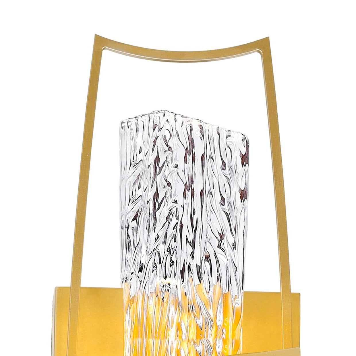 satin gold mount base