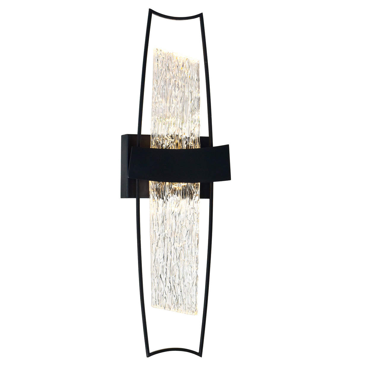 black wall light