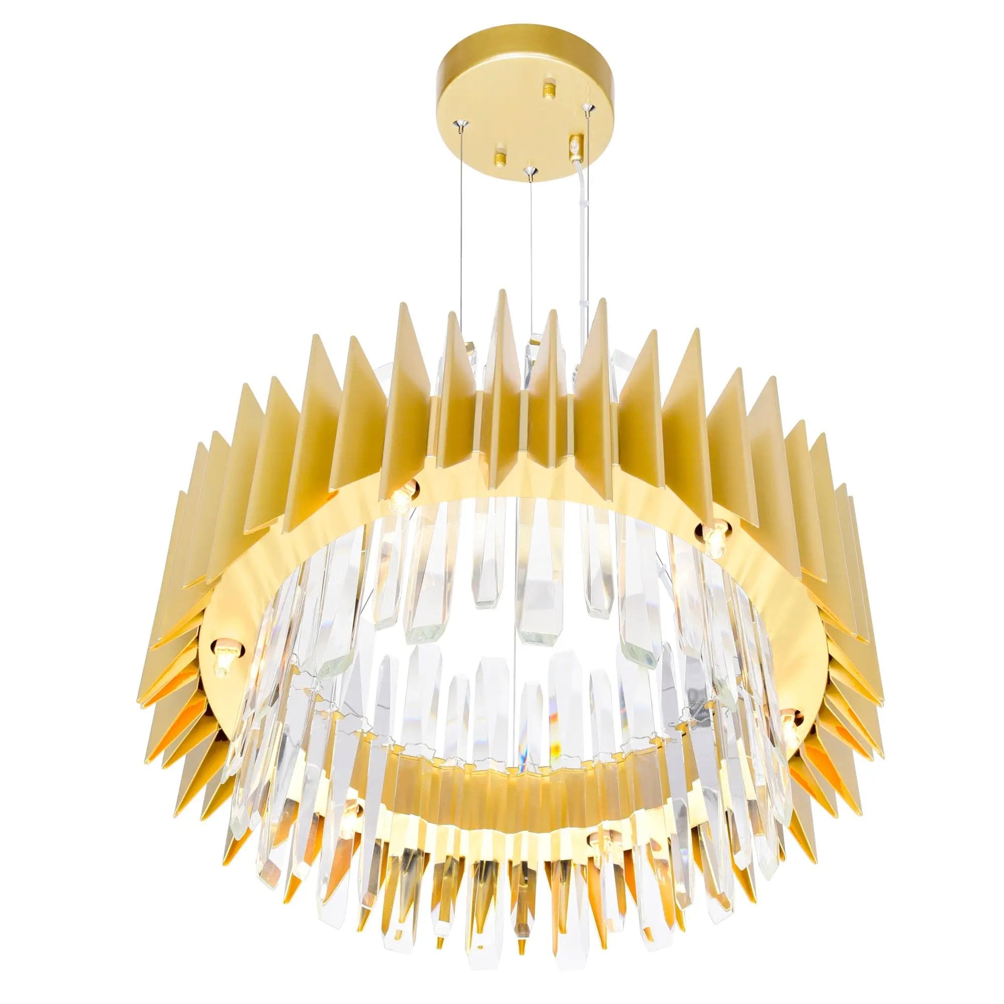 satin gold mount base