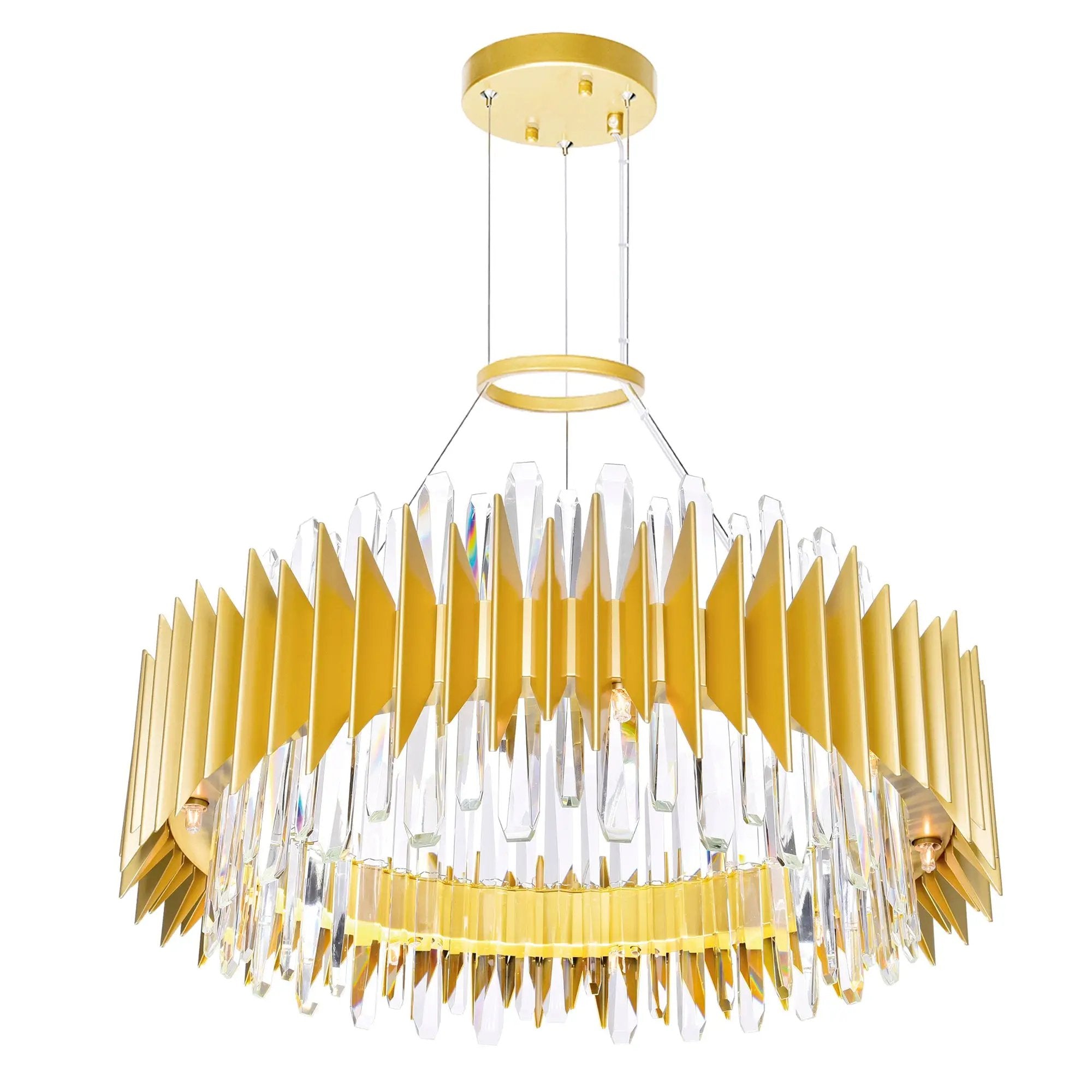 satin gold mount base