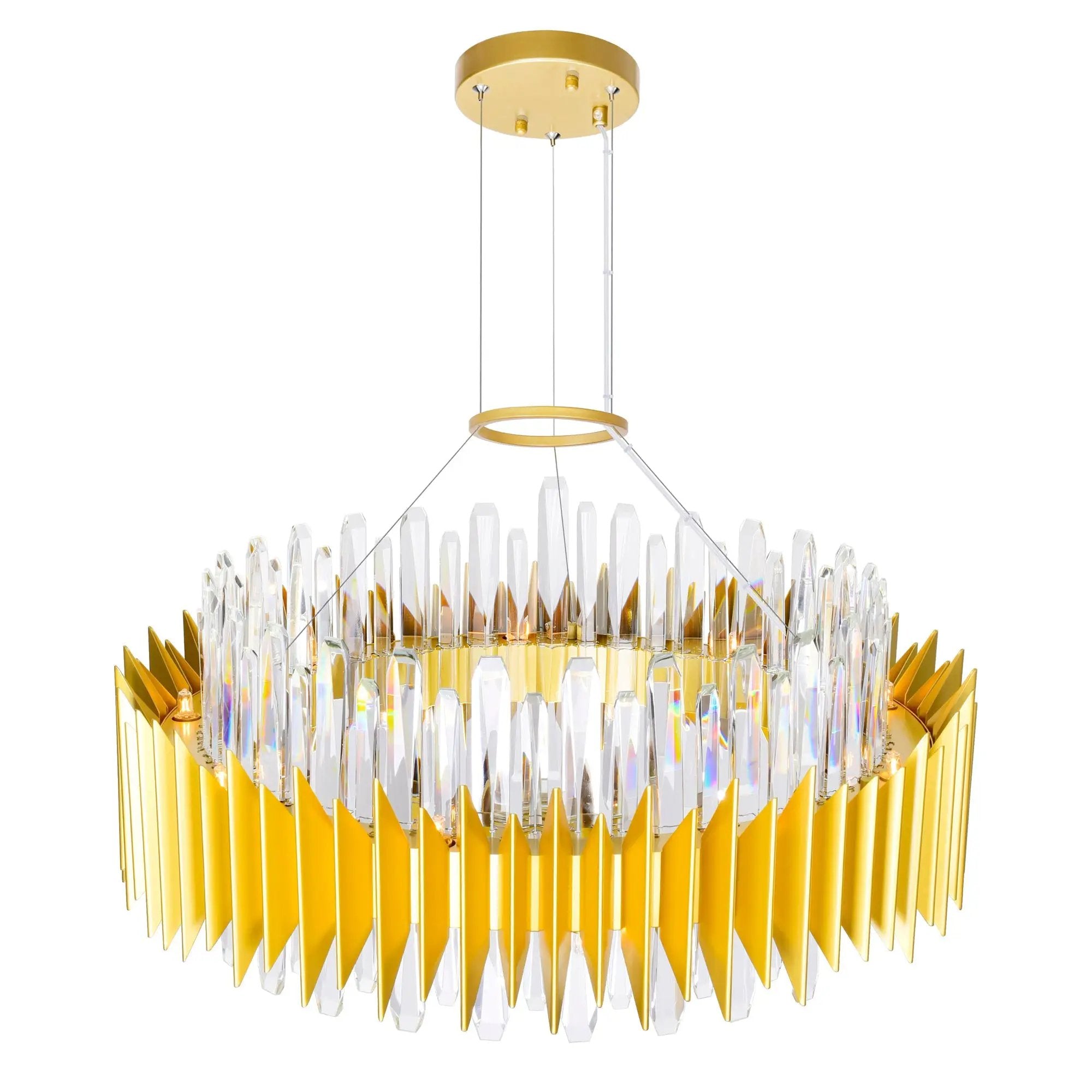 satin gold mount base