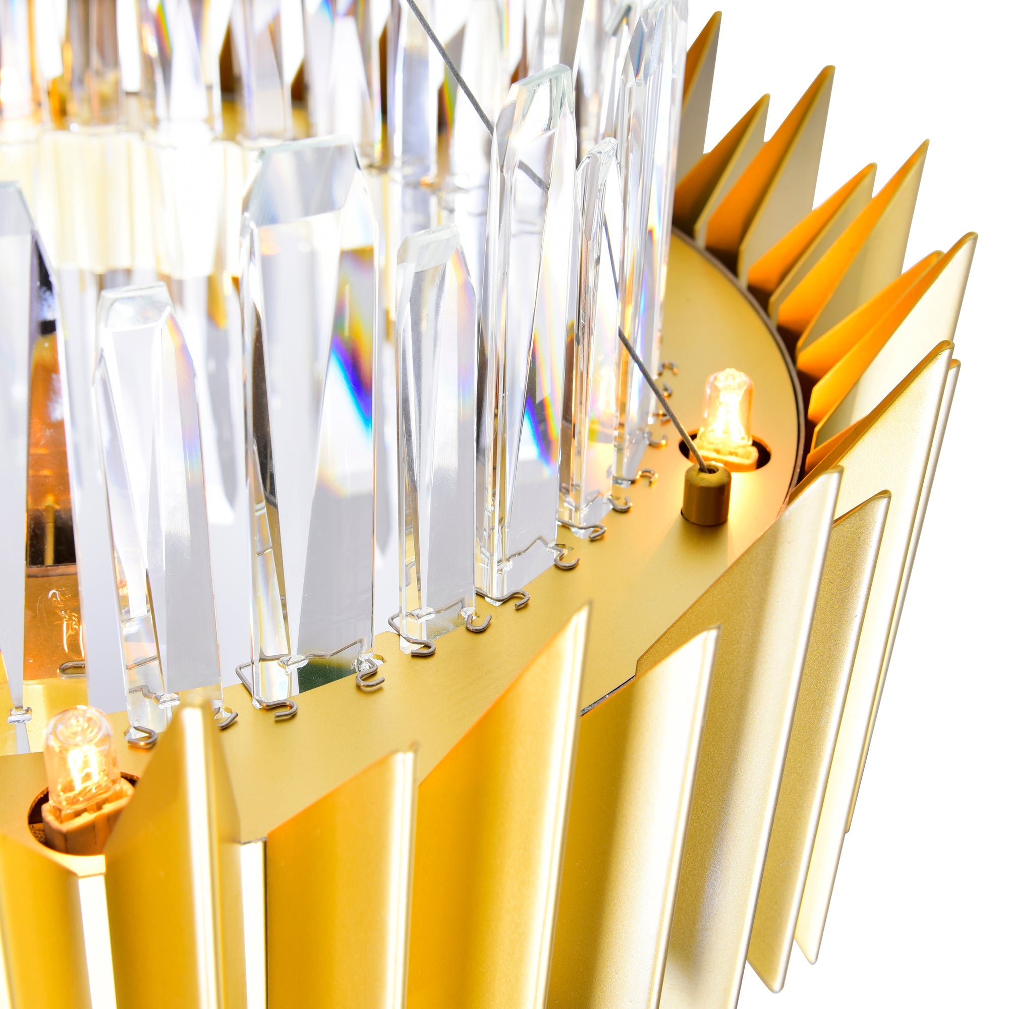 satin gold mount base