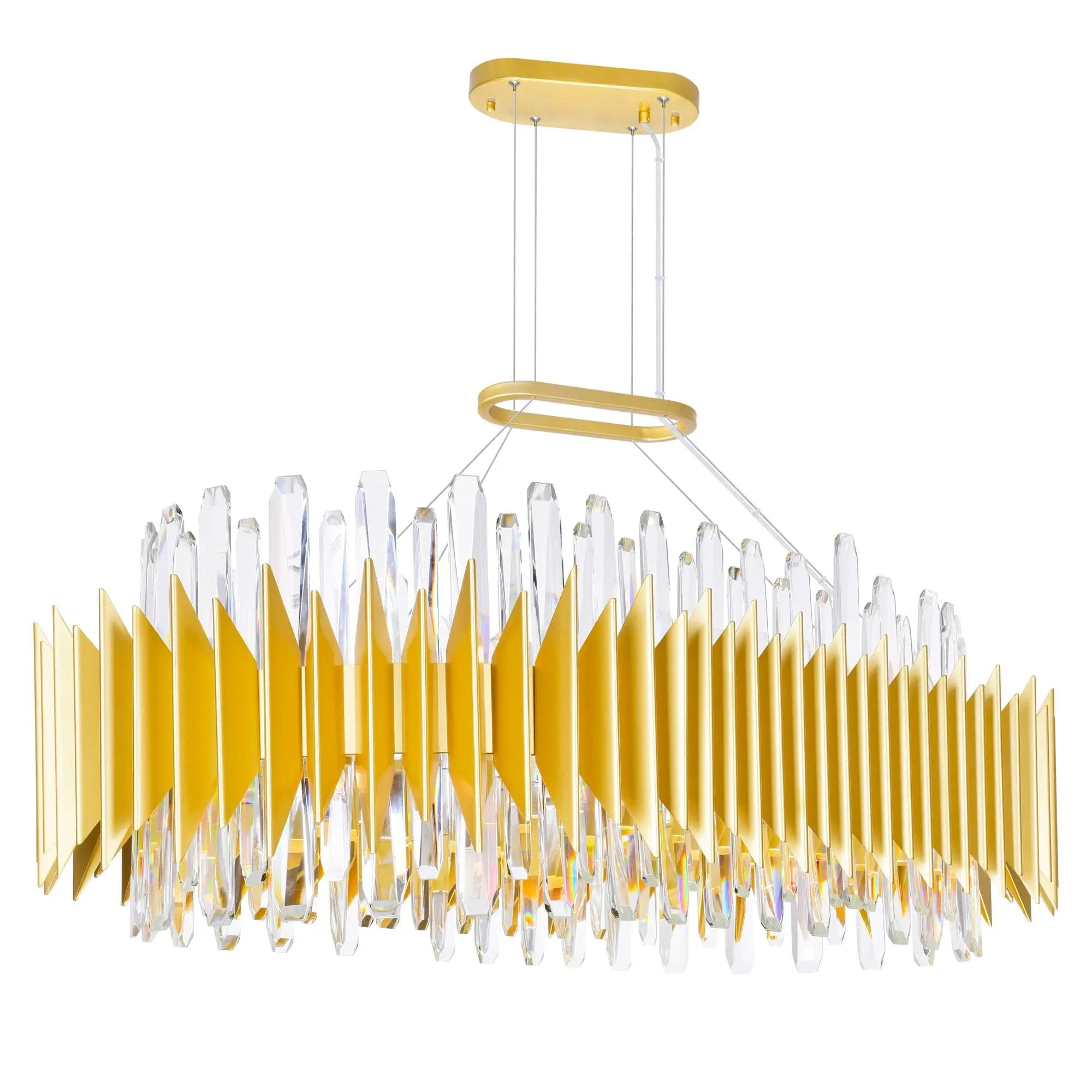 satin gold mount base