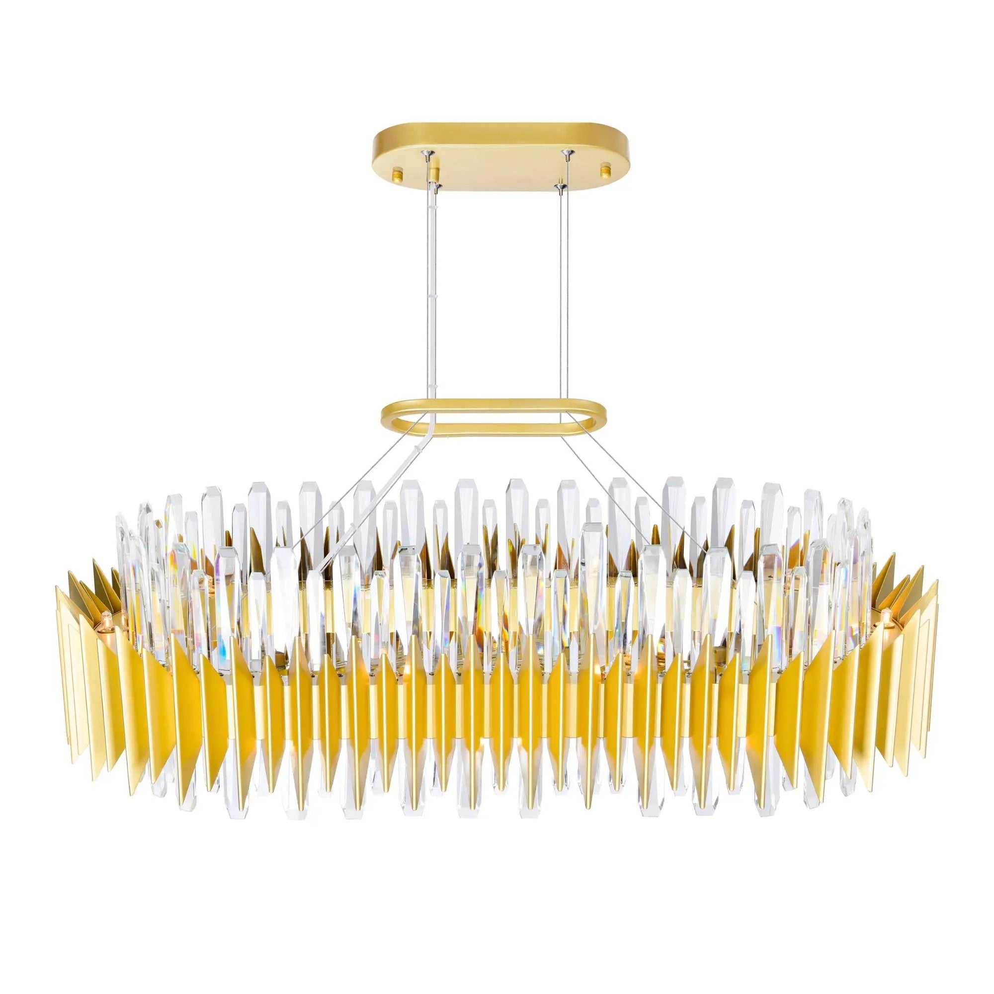 satin gold mount base
