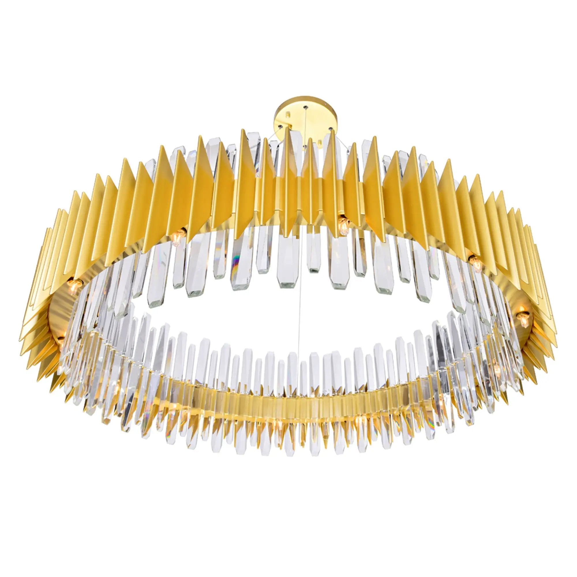 satin gold mount base