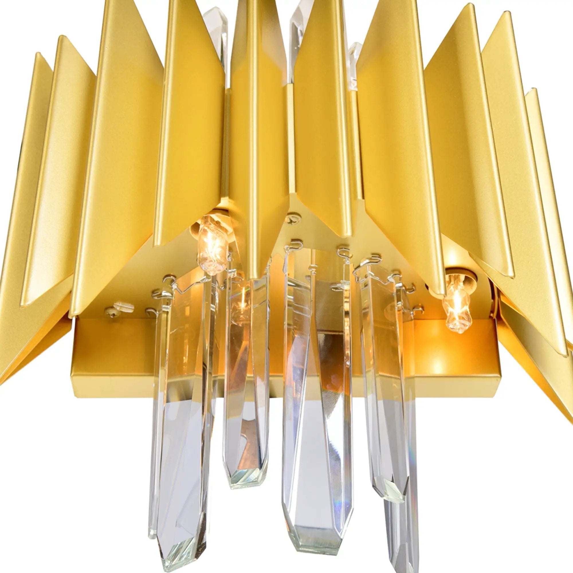 satin gold mount base