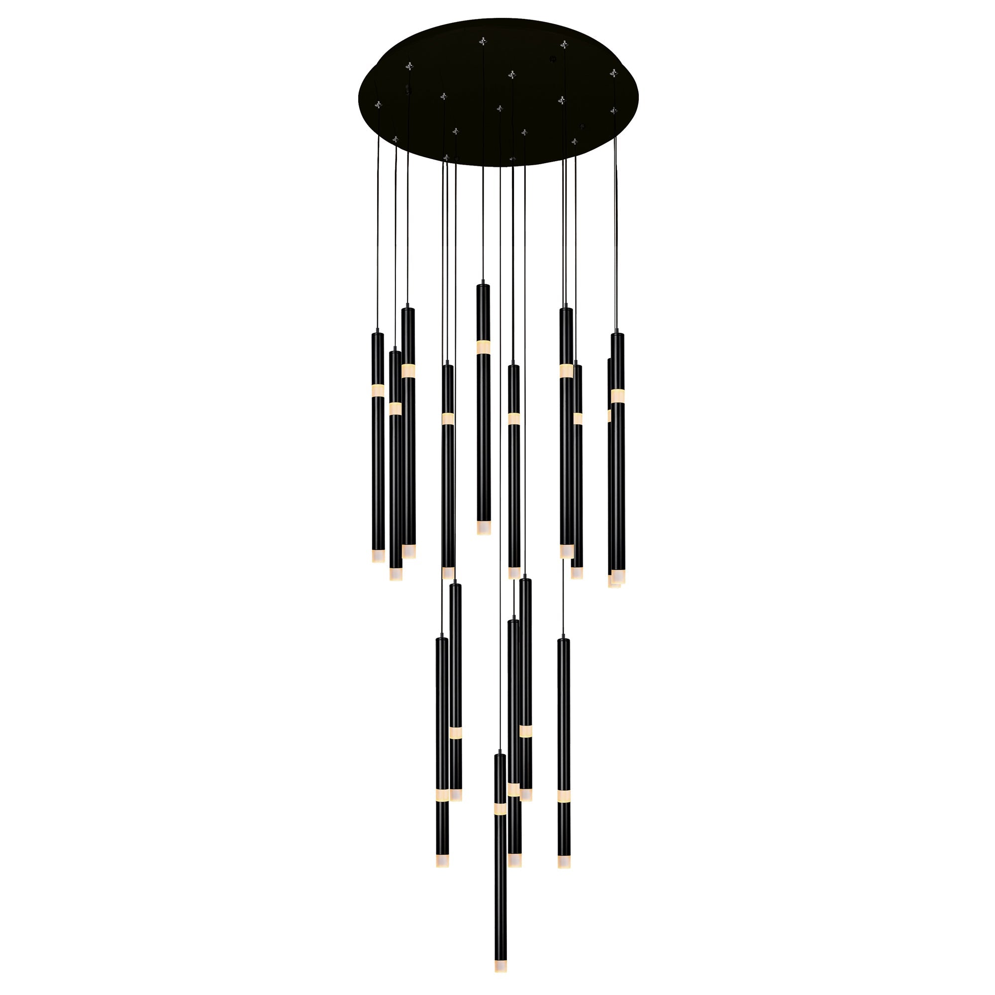black chandelier