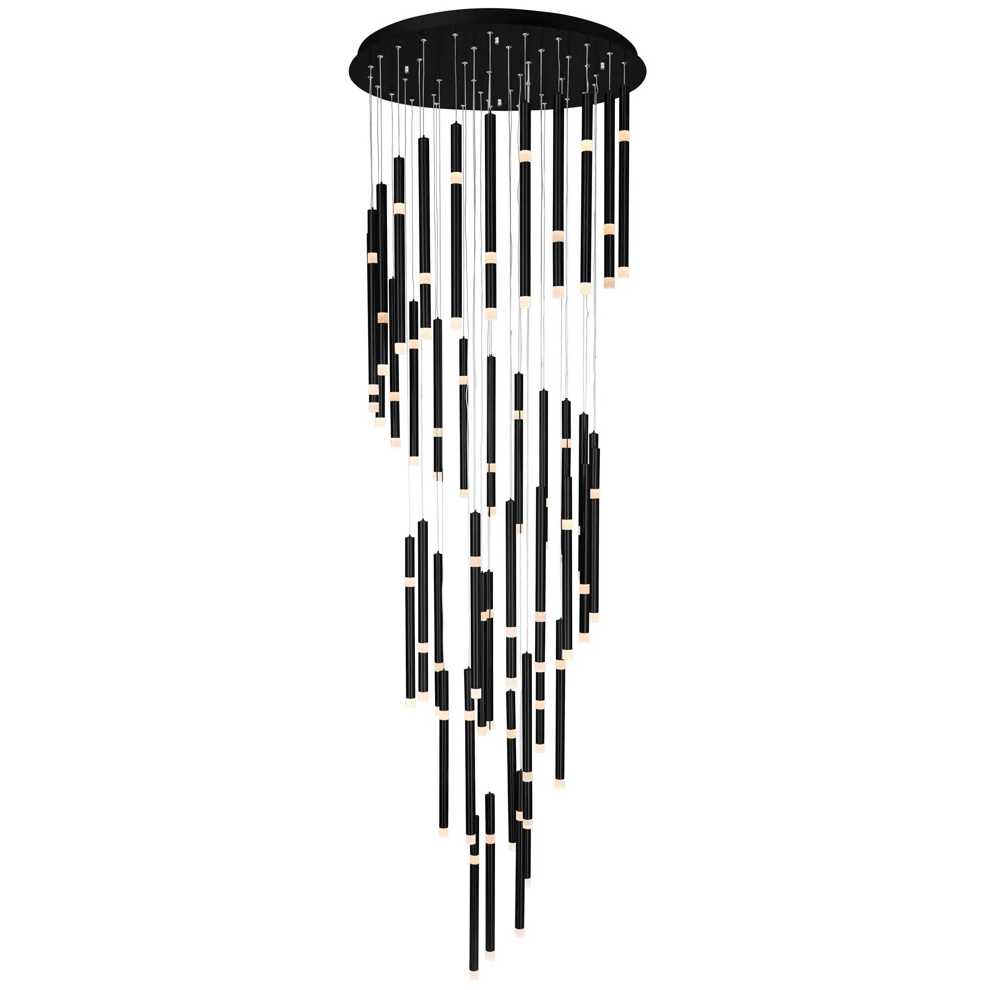black chandelier
