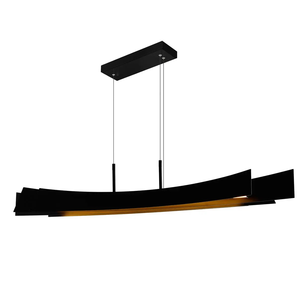 black chandelier