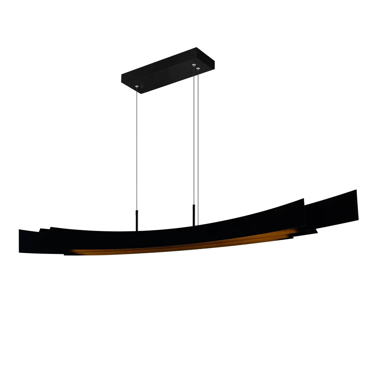 black chandelier