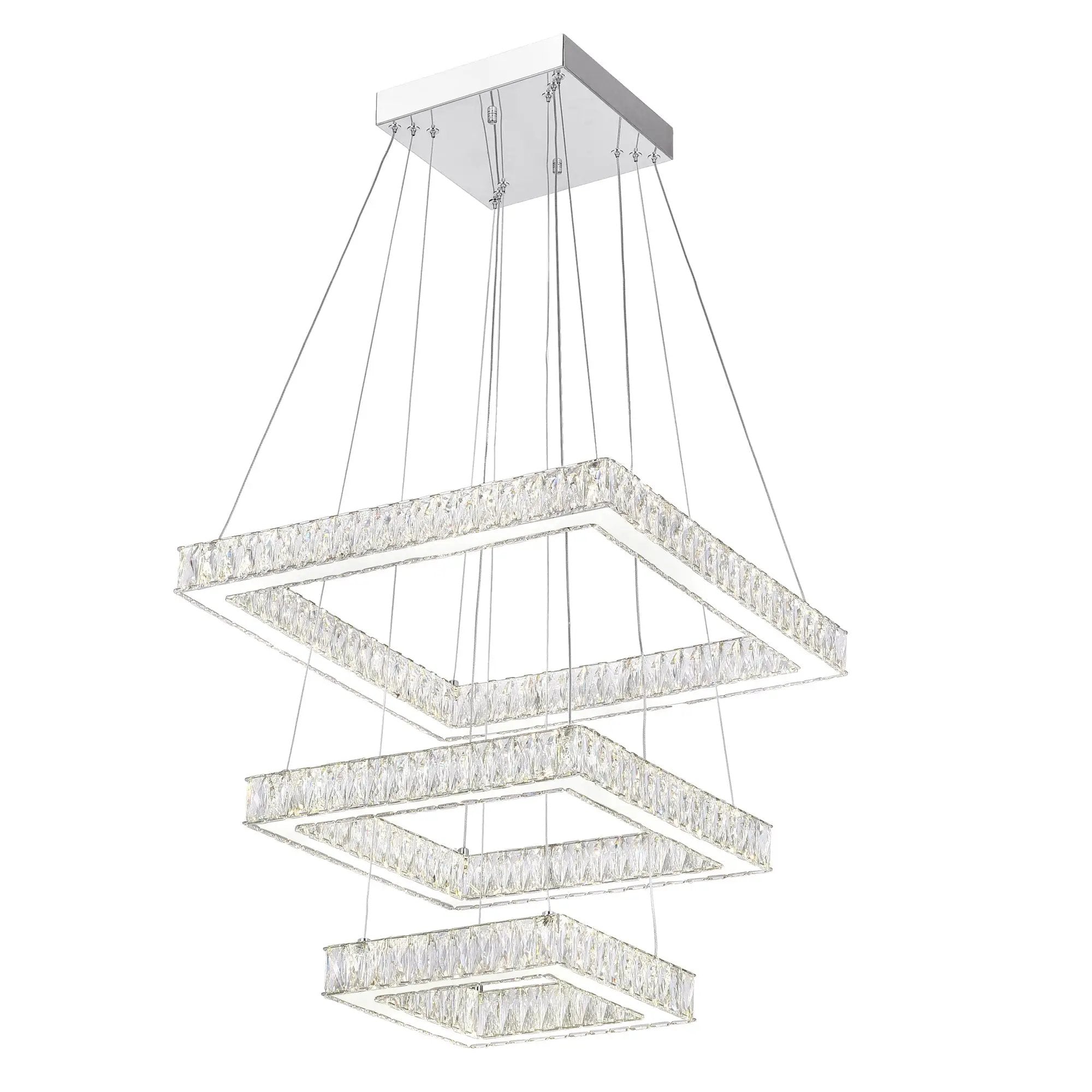 chrome chandelier