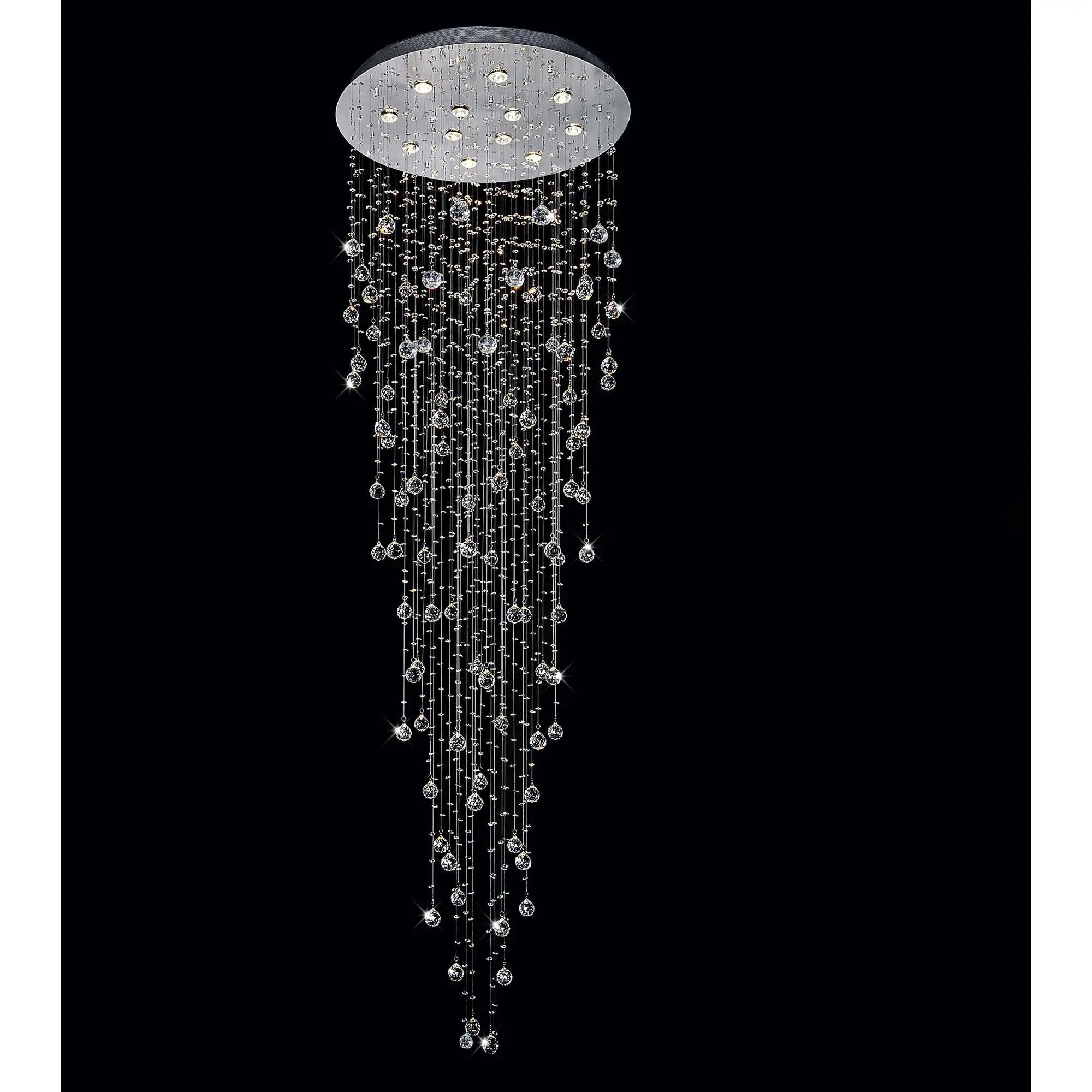 chrome flush mount light