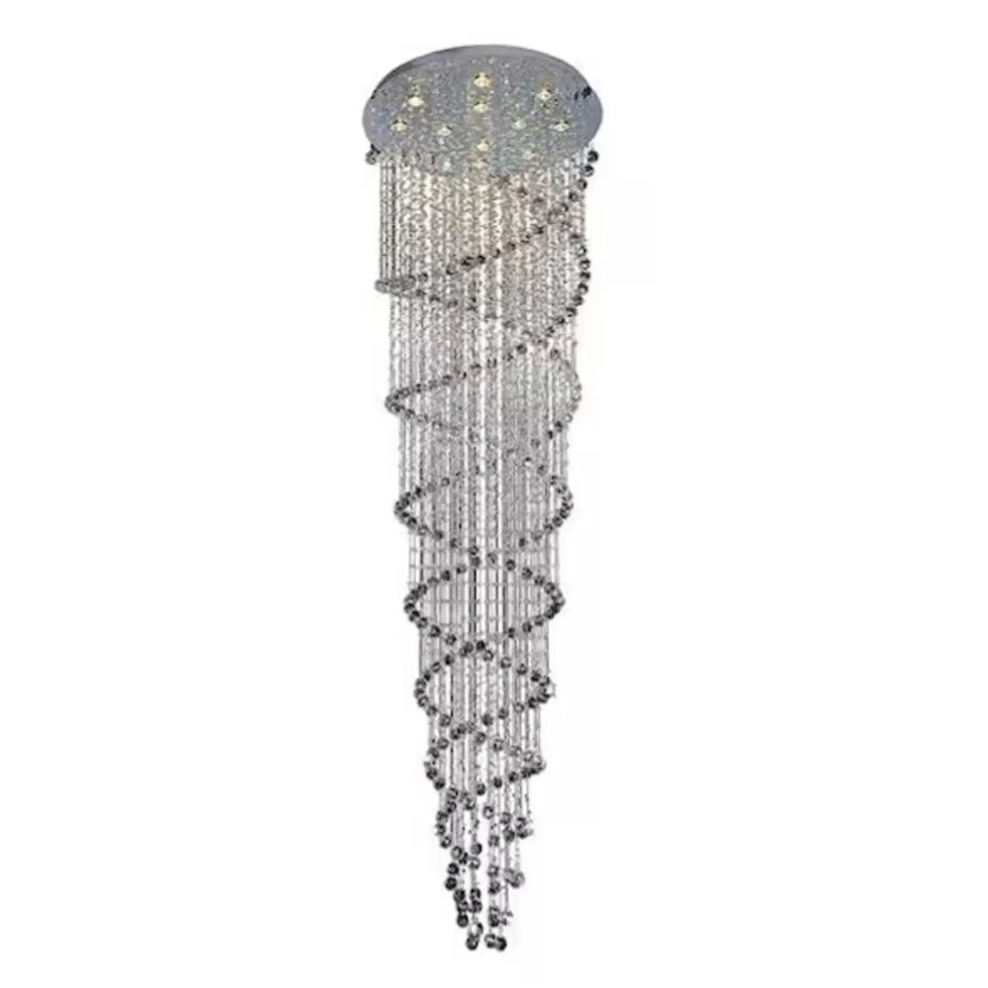 chrome flush mount light