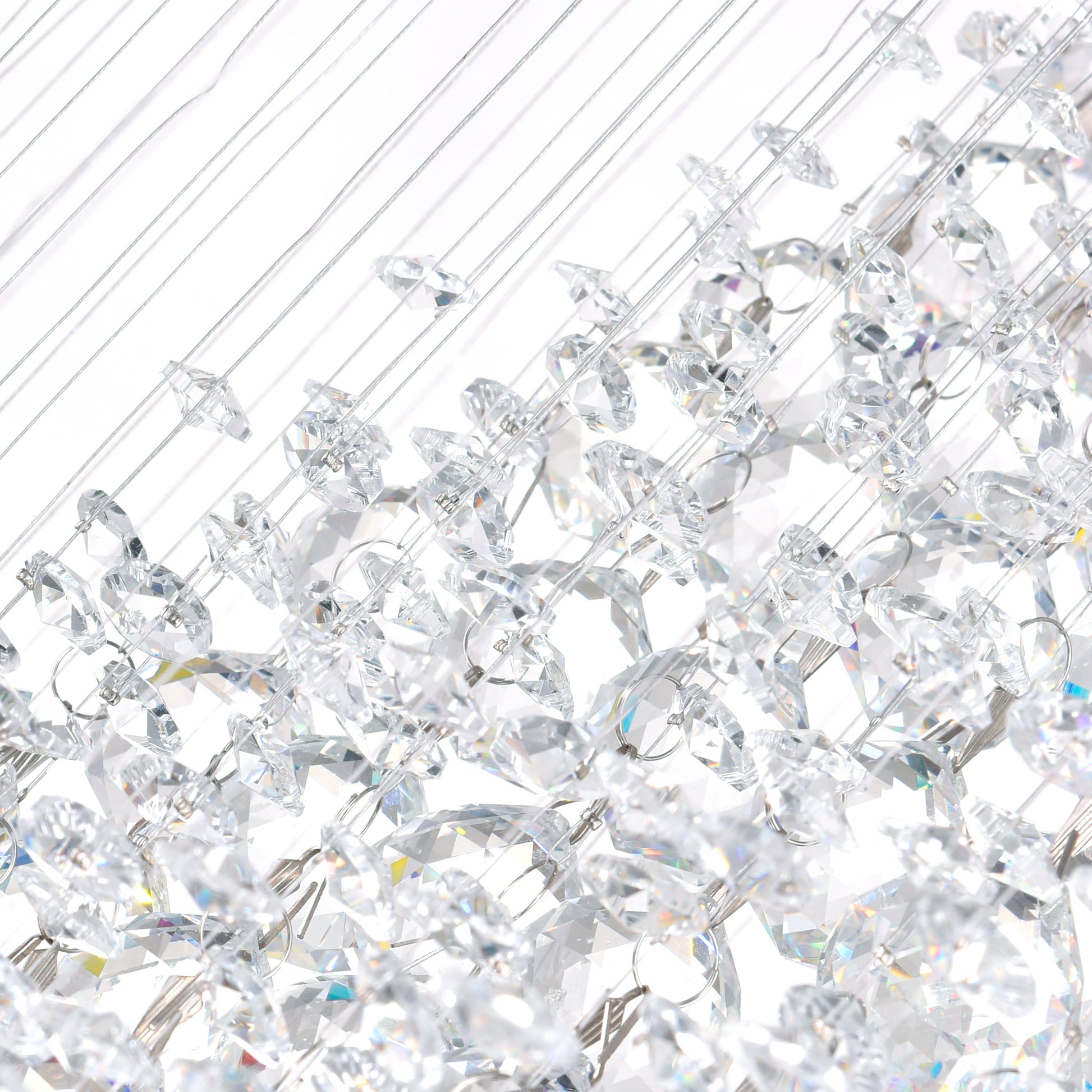 chrome flush mount light