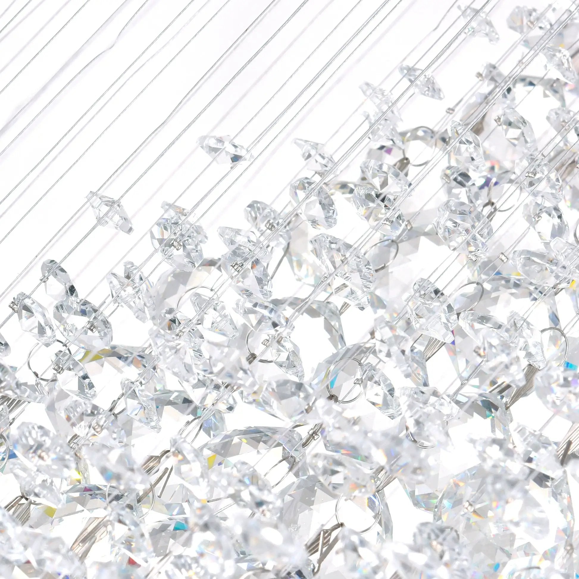 chrome flush mount light