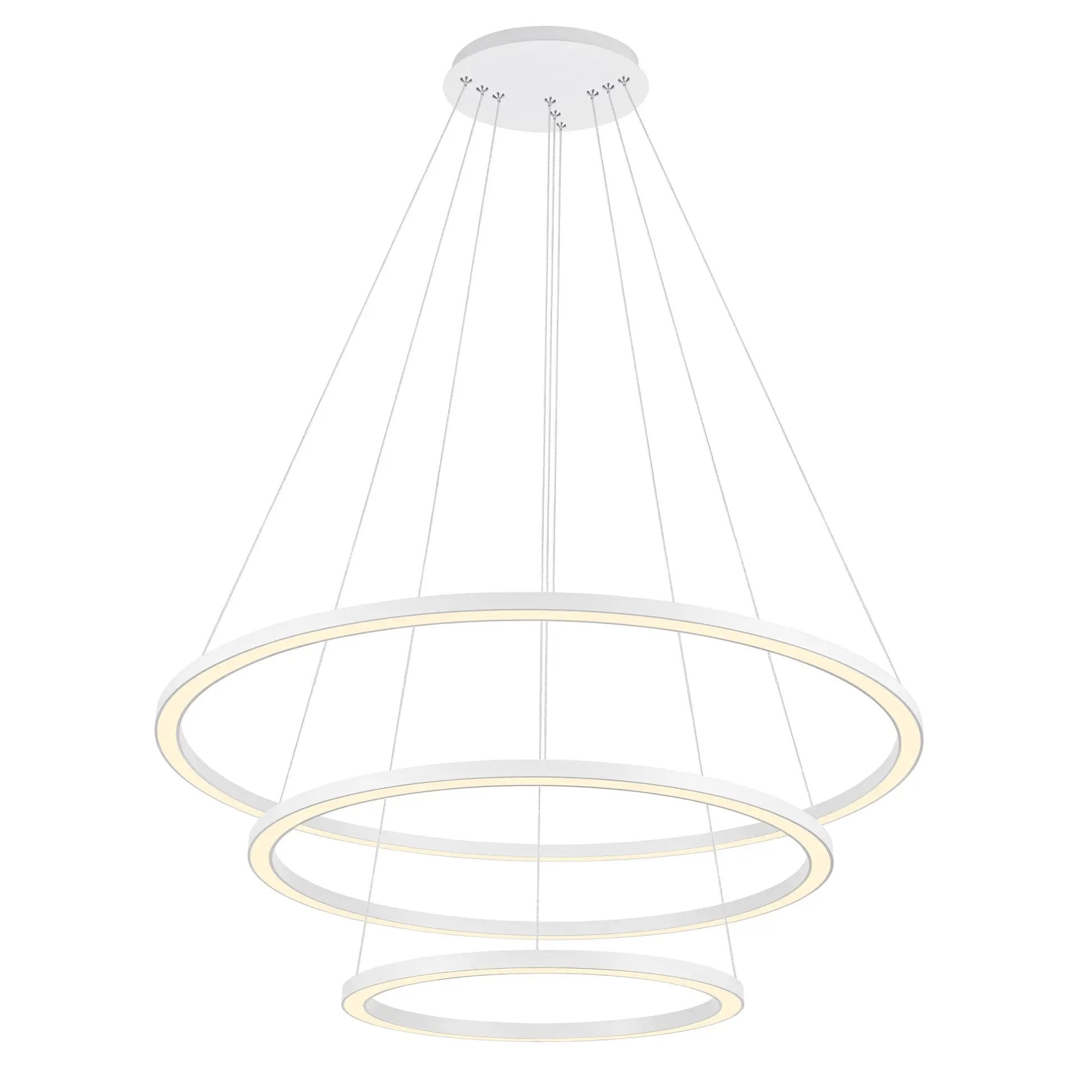 white chandelier