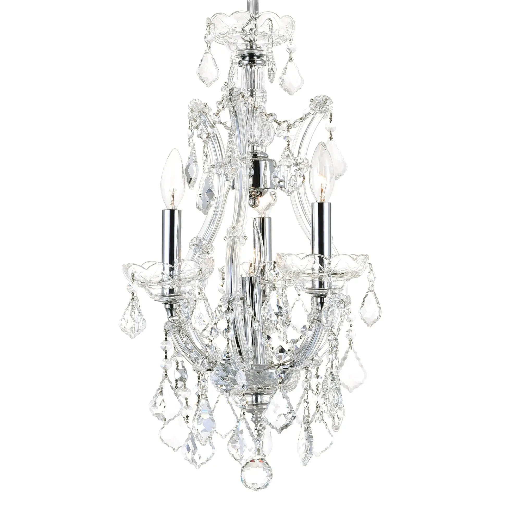 chrome chandelier