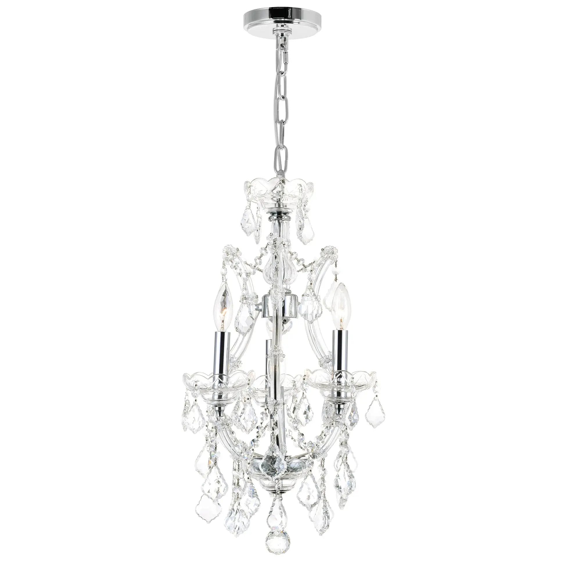 chrome chandelier