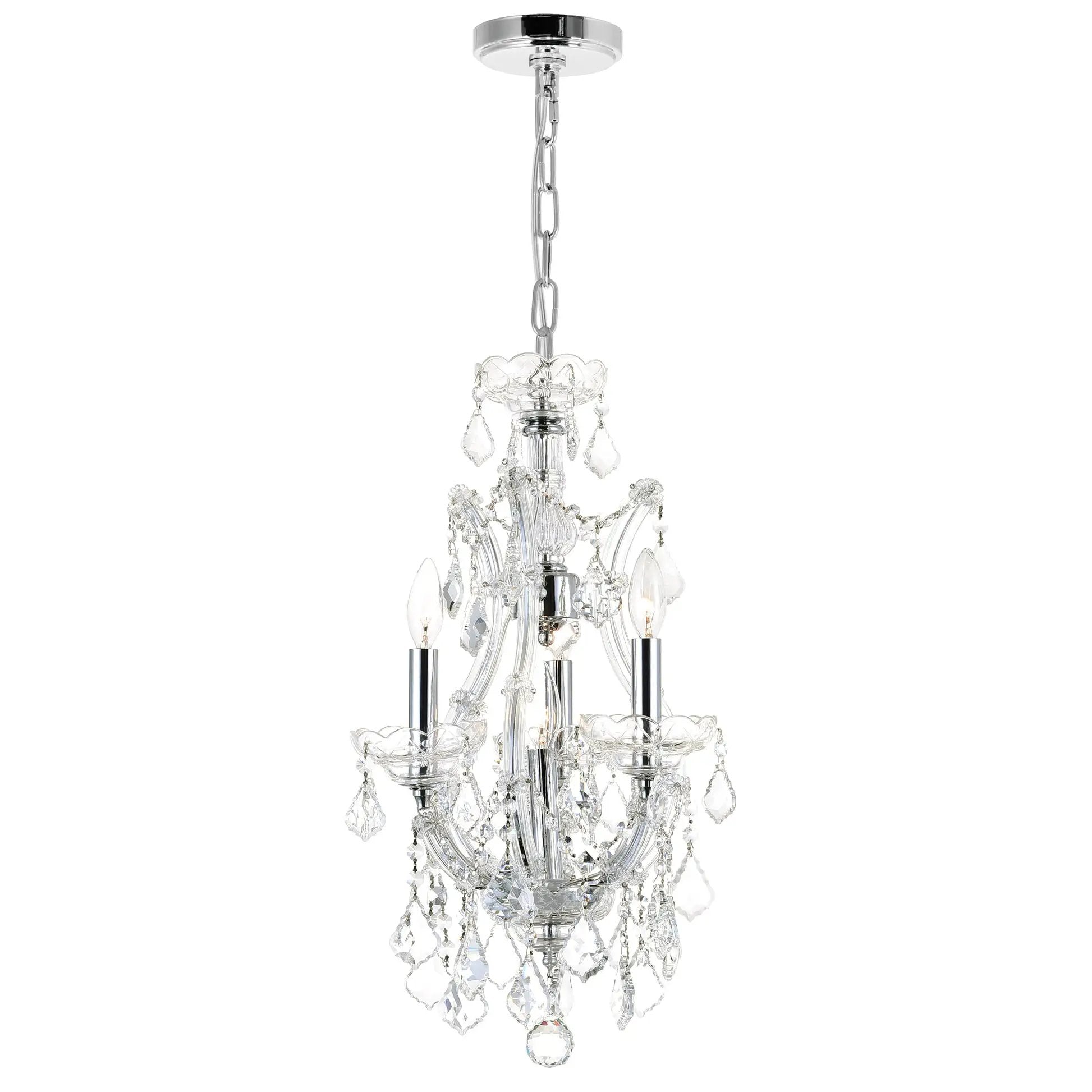 chrome chandelier