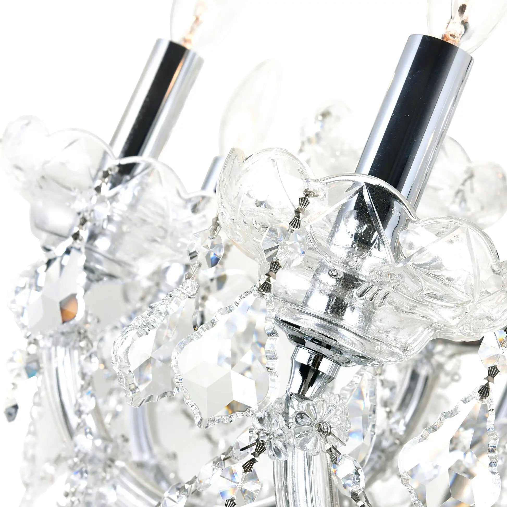 chrome chandelier