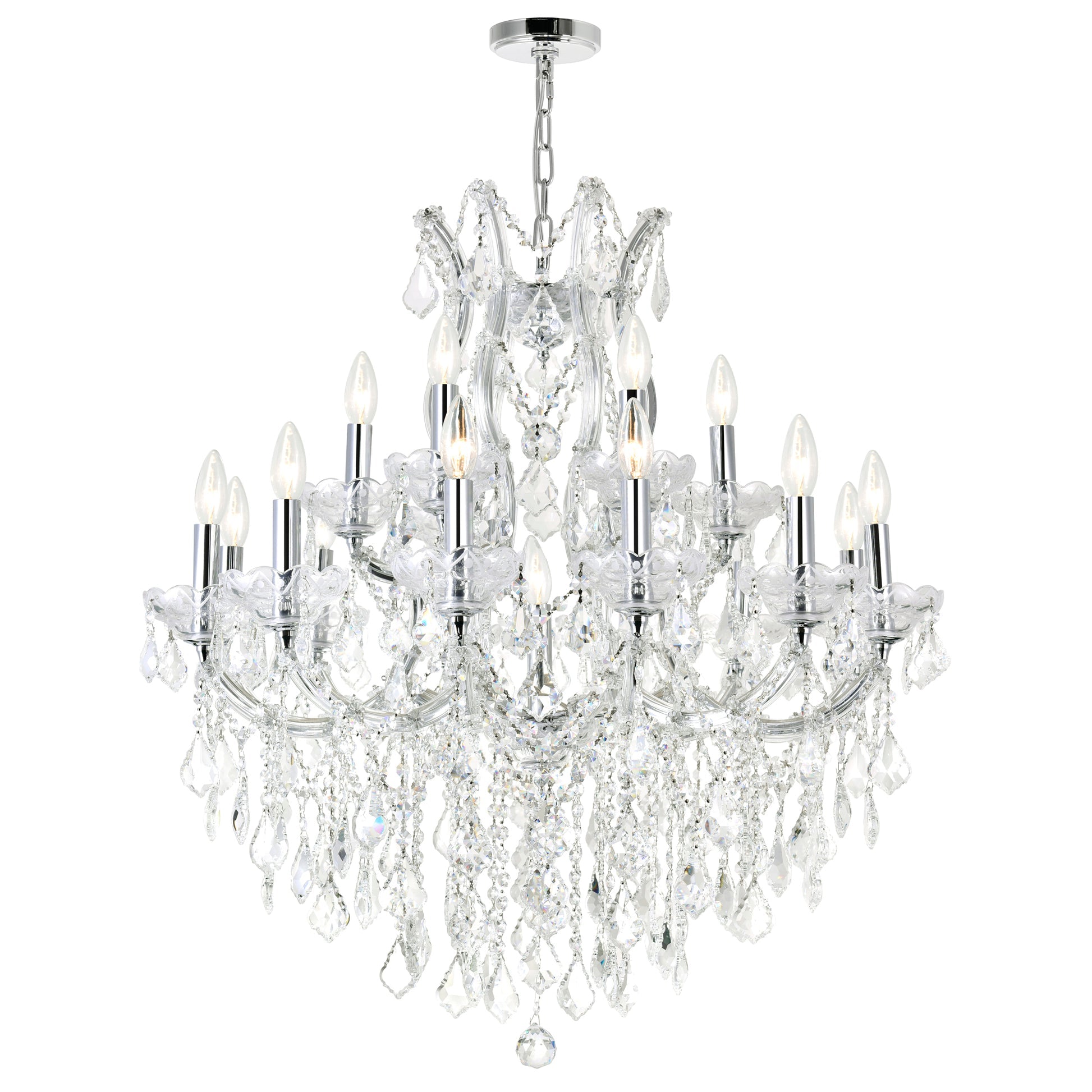 chrome chandelier