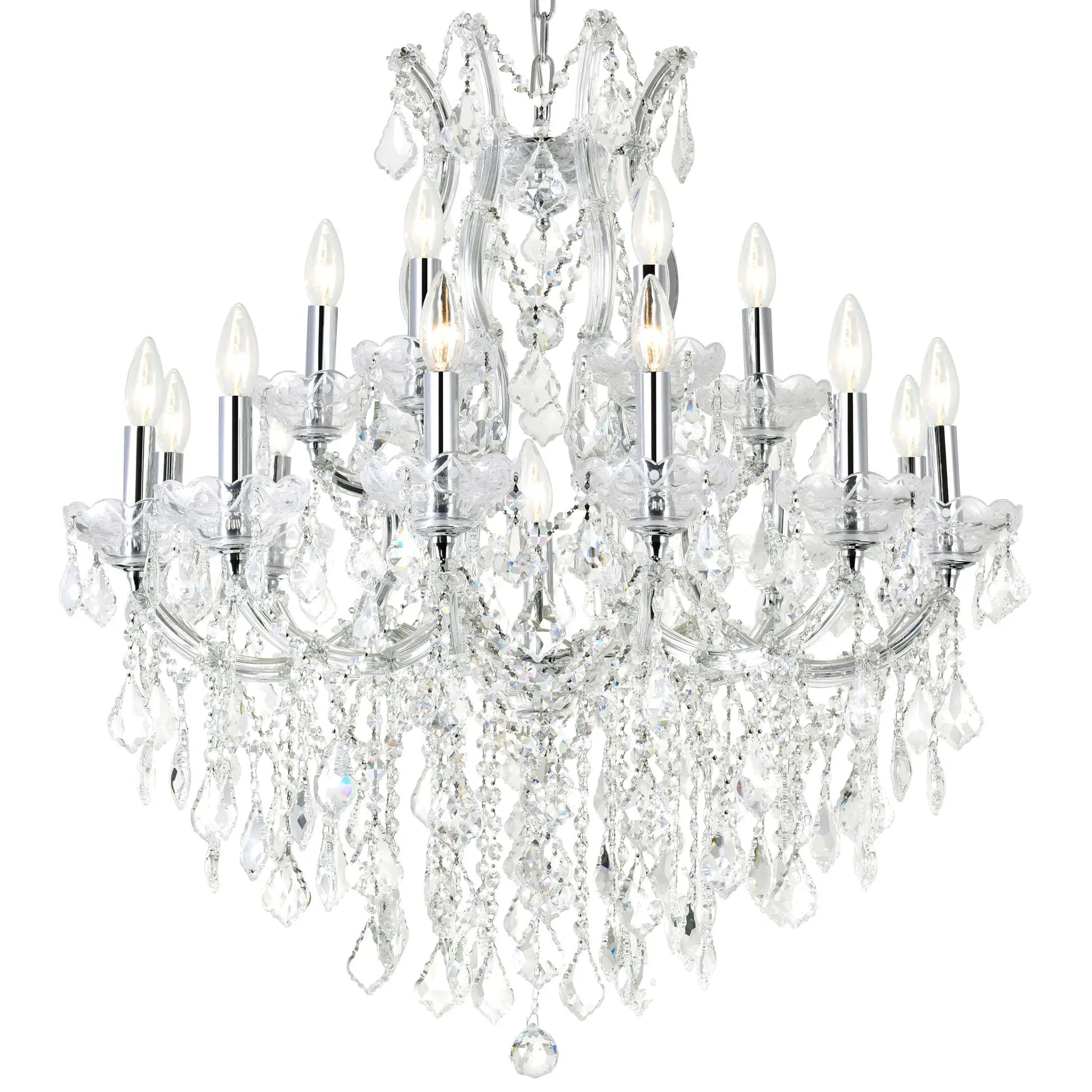 chrome chandelier