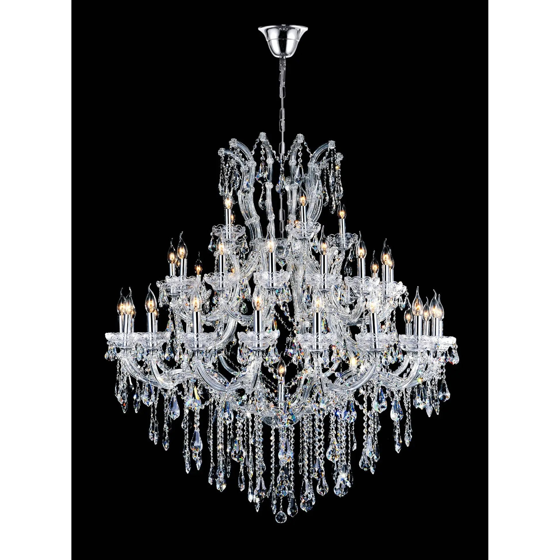 chrome chandelier