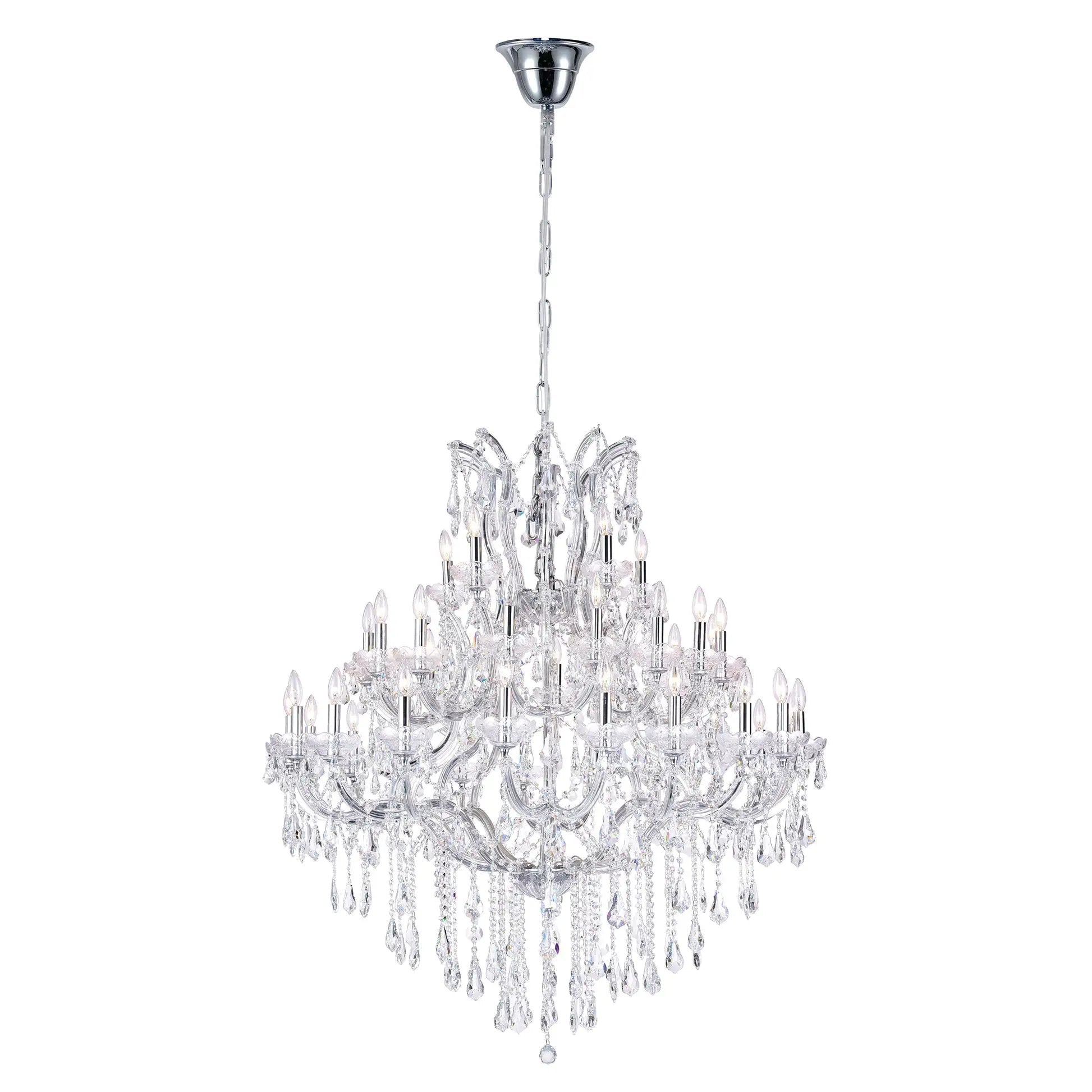 chrome chandelier