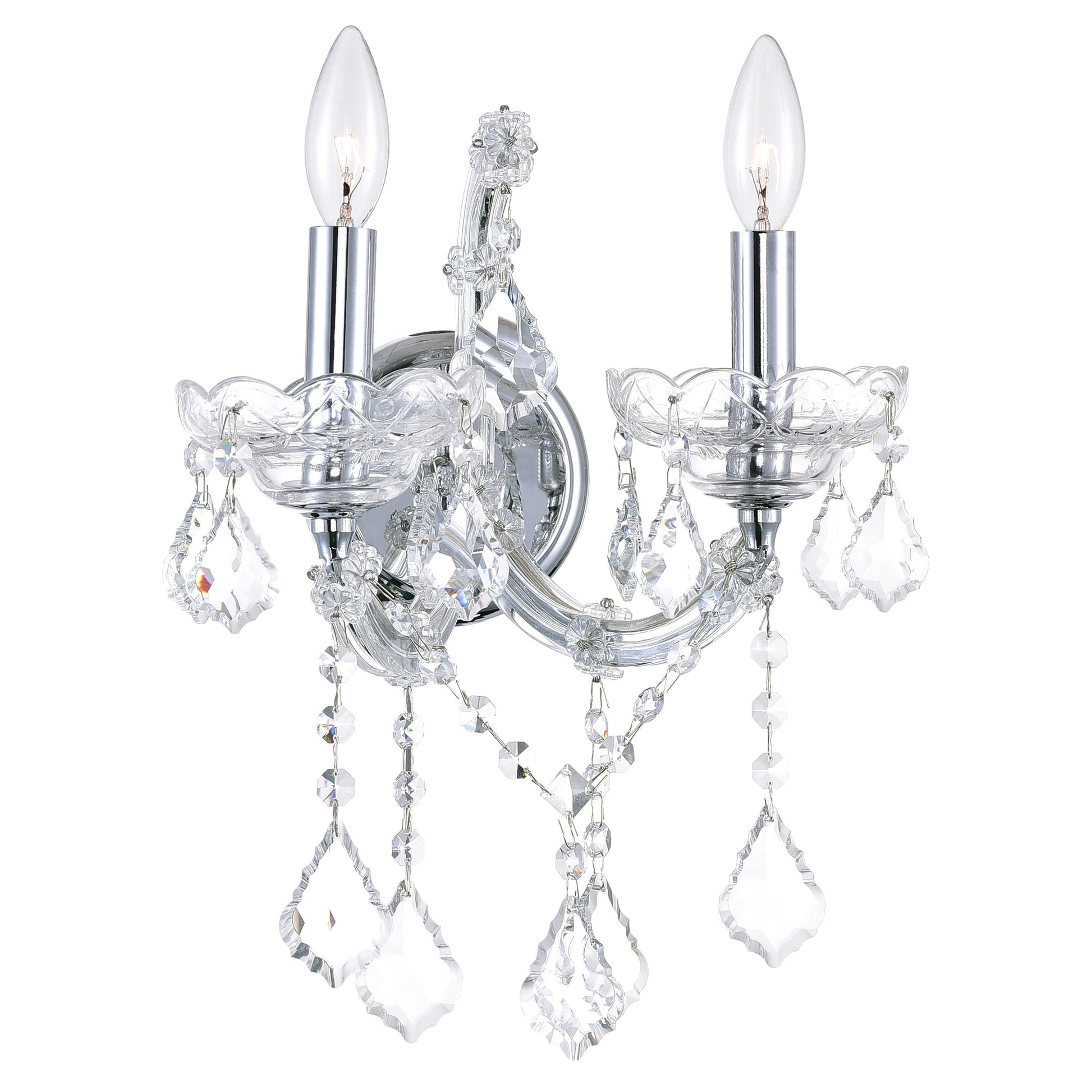 chrome wall sconce