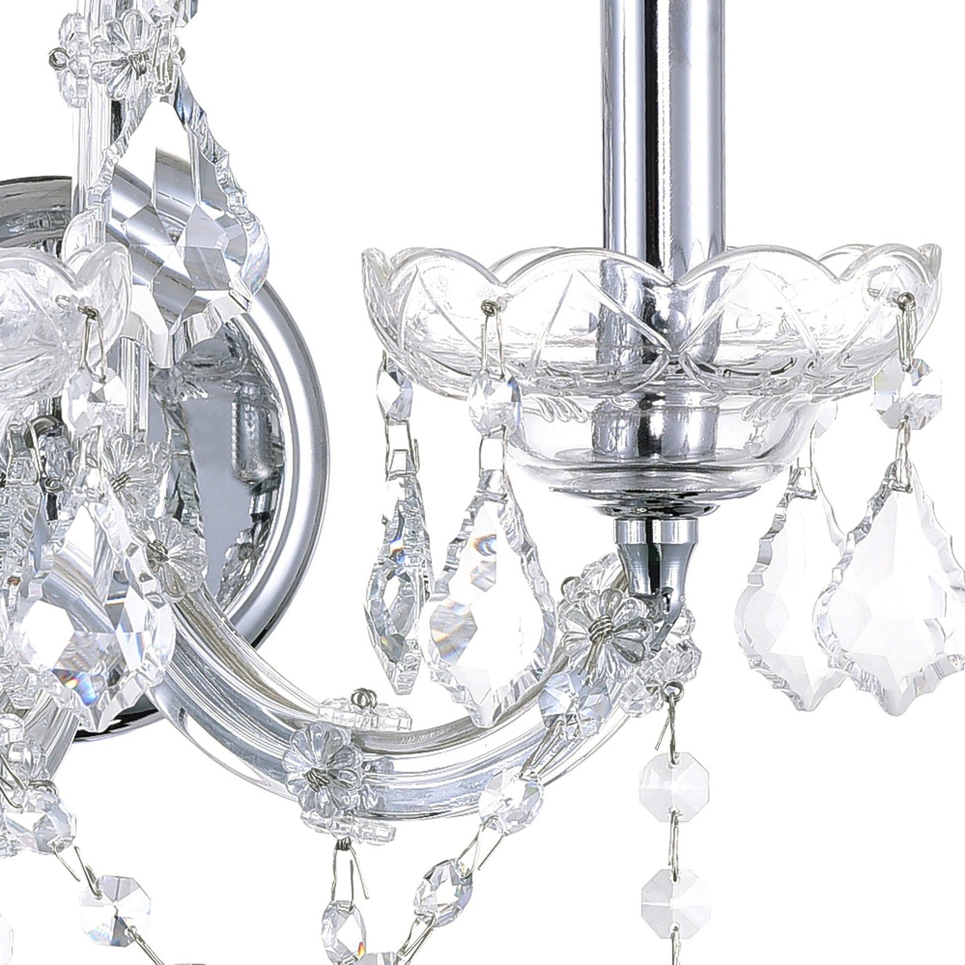 chrome wall sconce