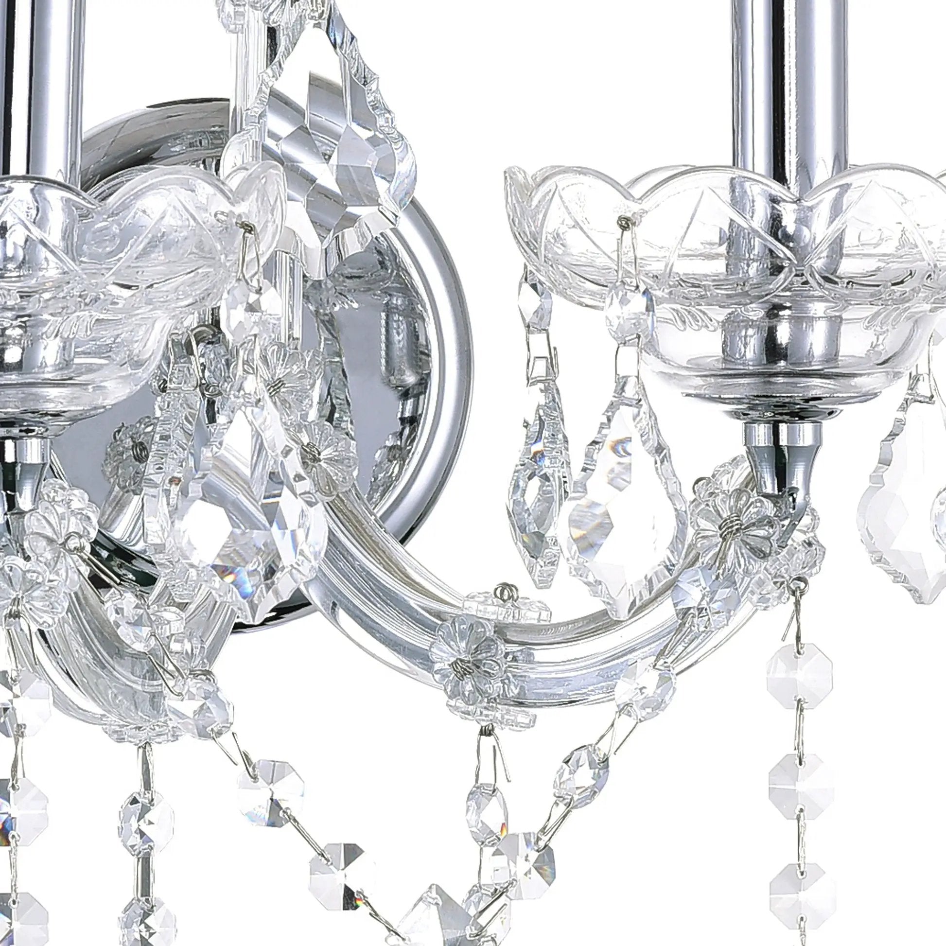 chrome wall sconce