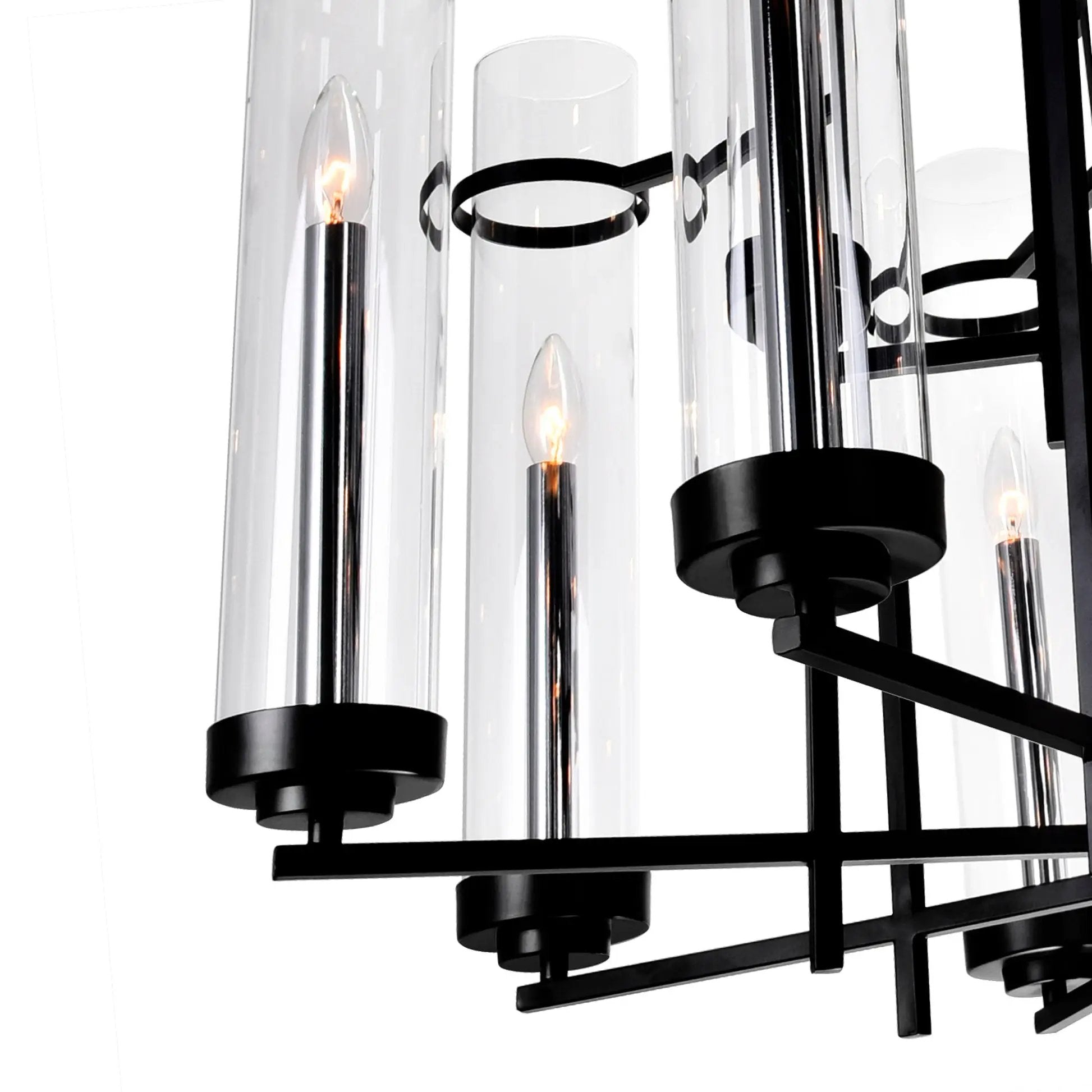black chandelier
