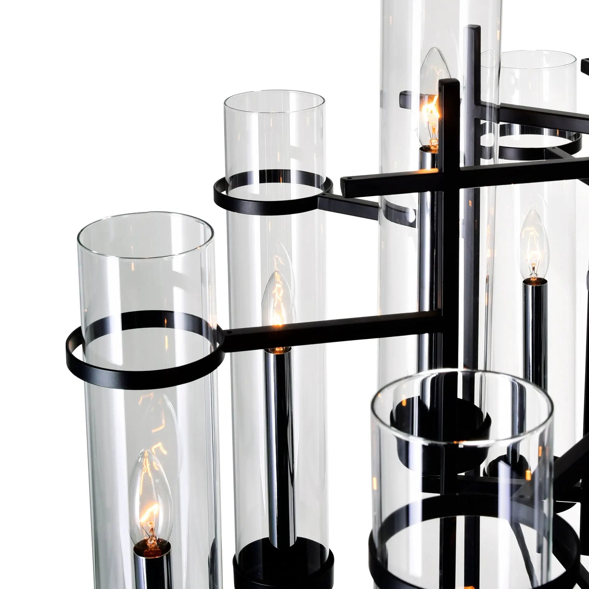 black chandelier