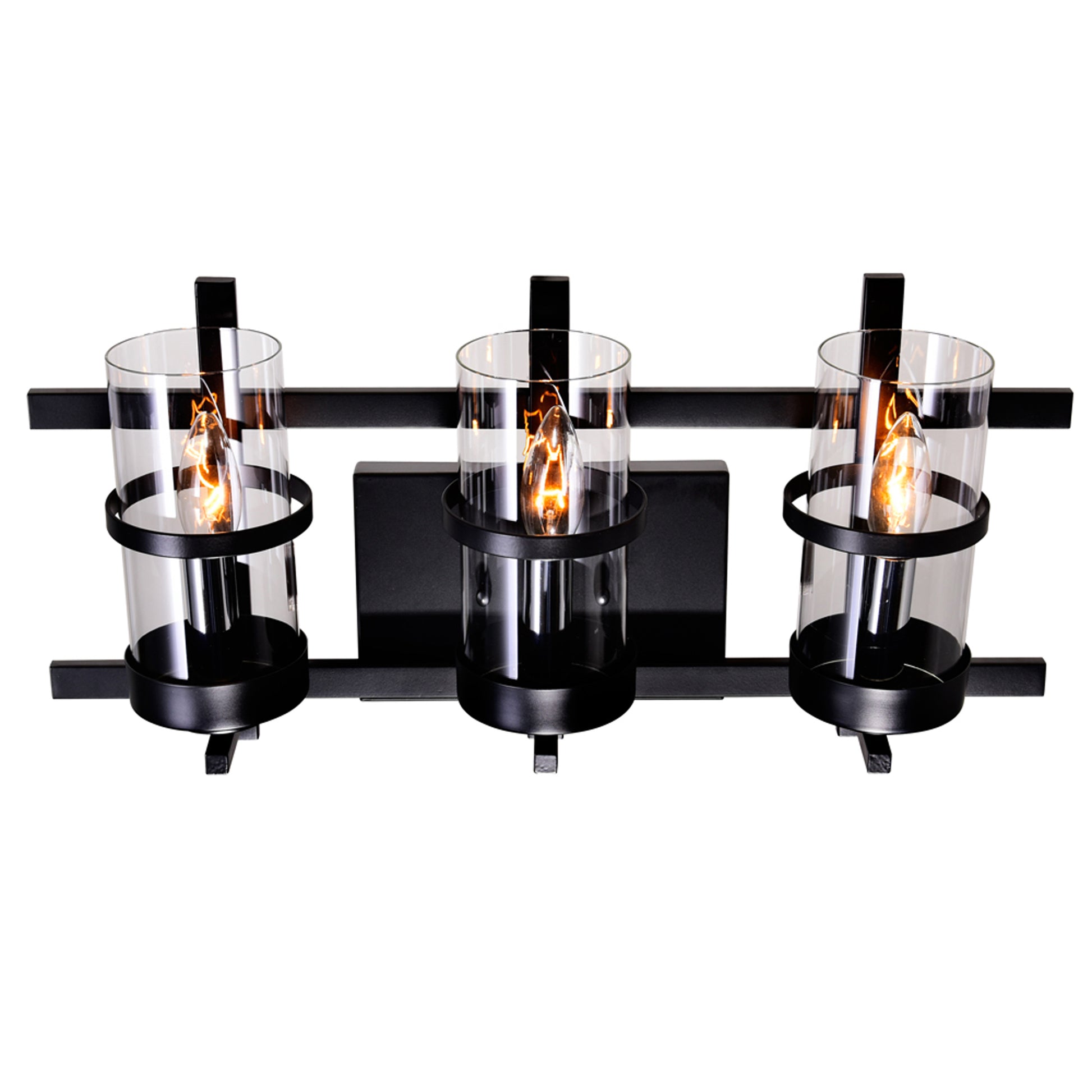 black wall sconce
