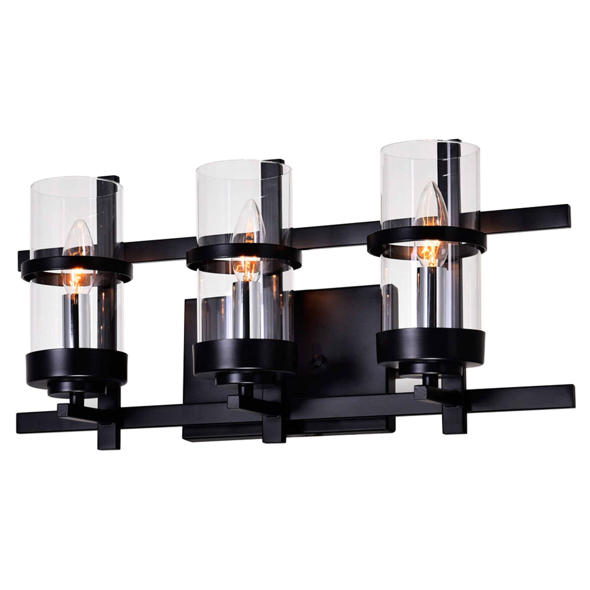 black wall sconce