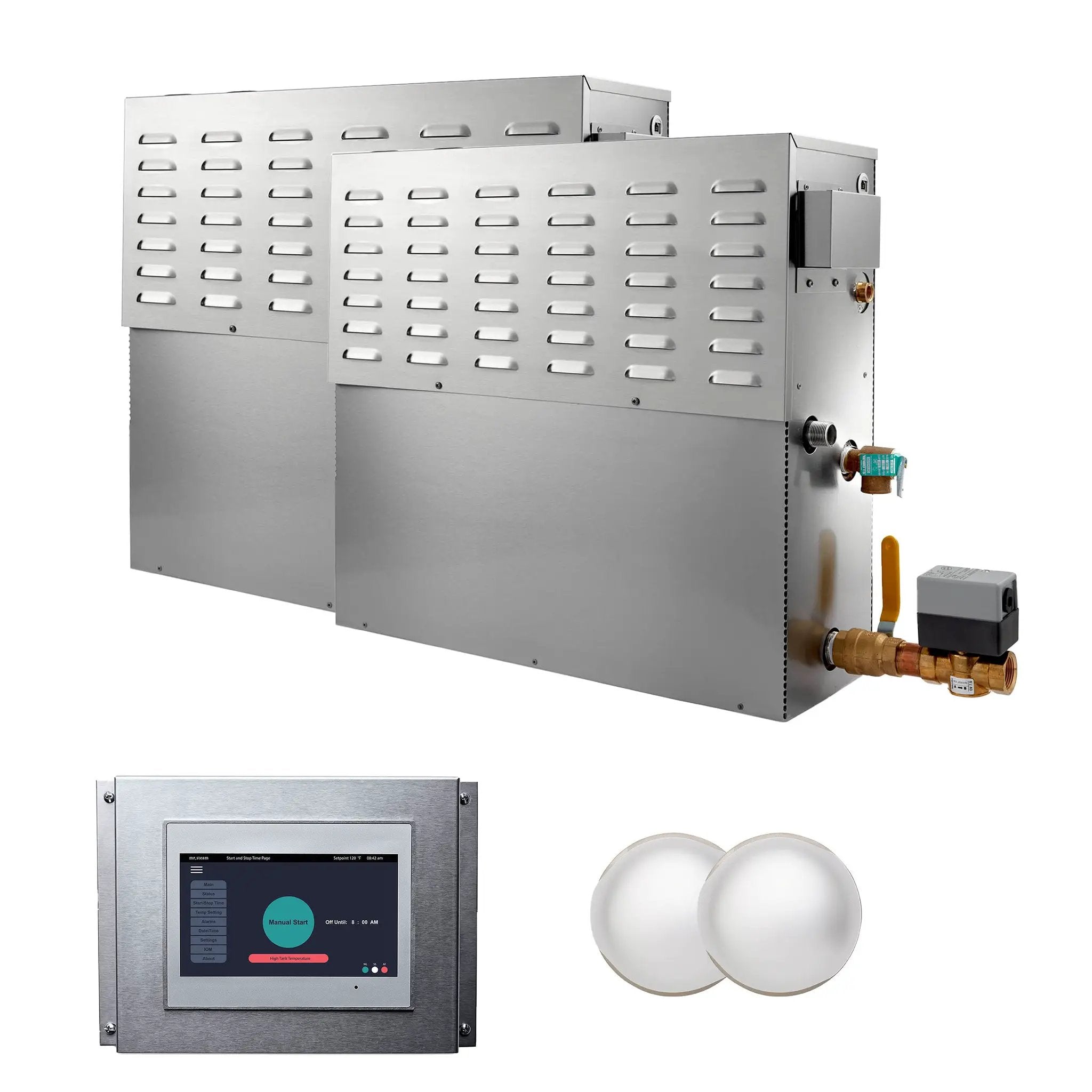 Mr Steam CX Steam Generator with Integrated Control and Commercial Steamhead by Mr Steam