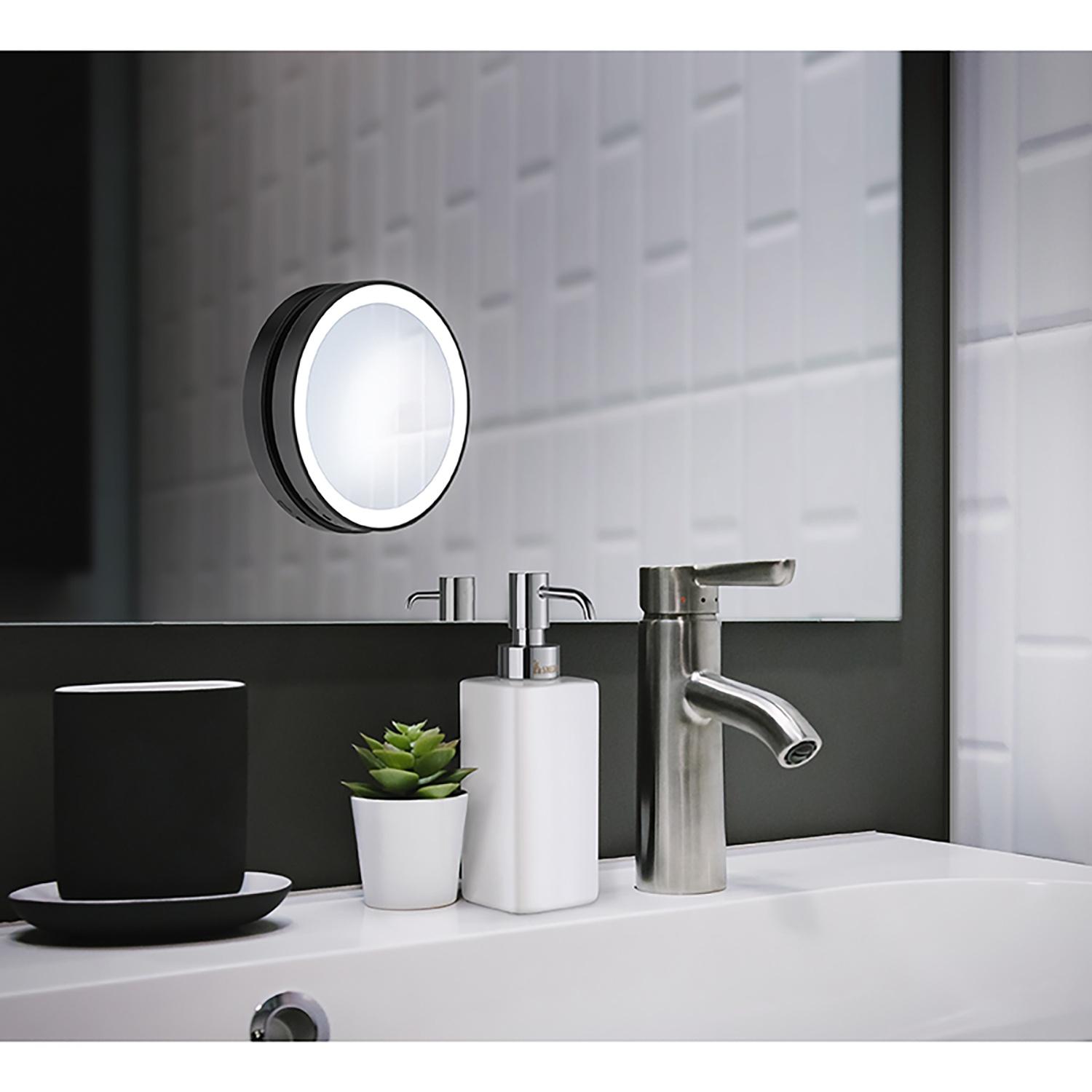 white make-up mirror