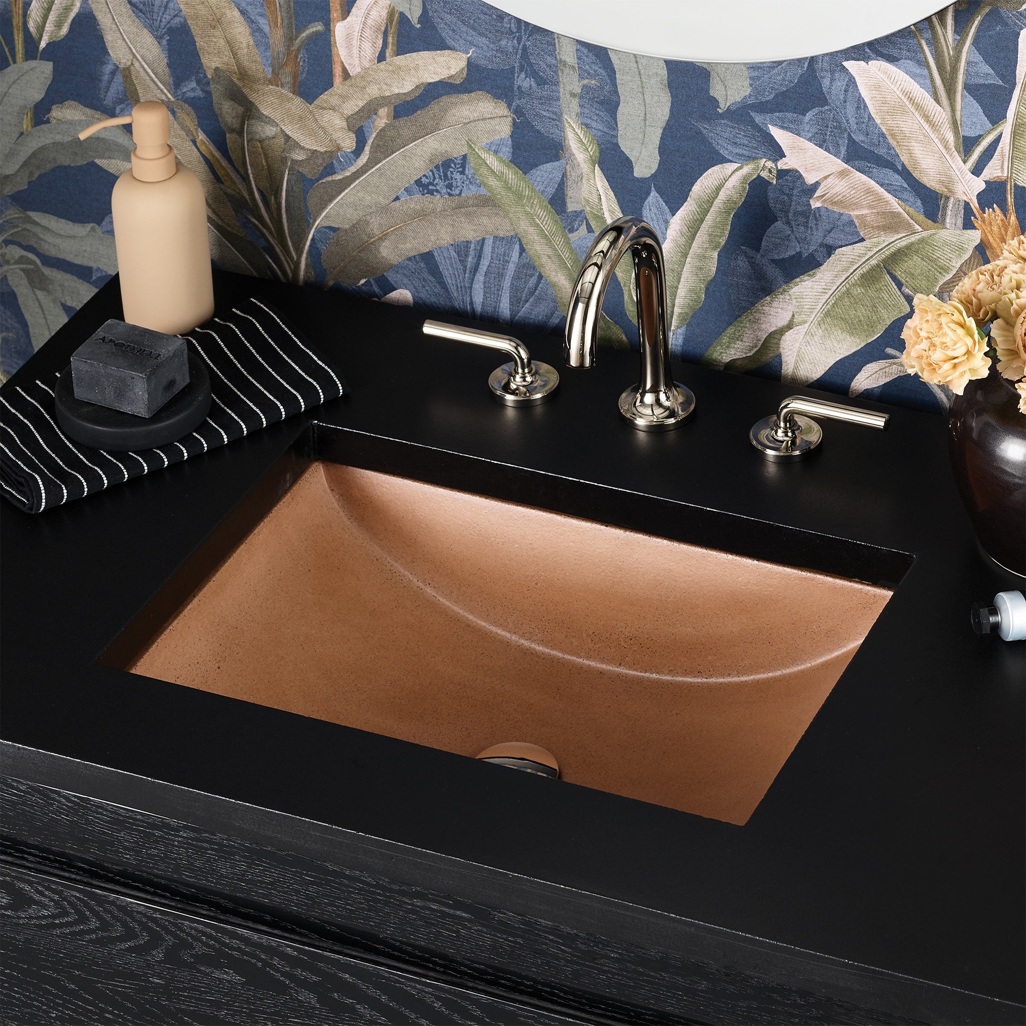 terracotta bathroom sink