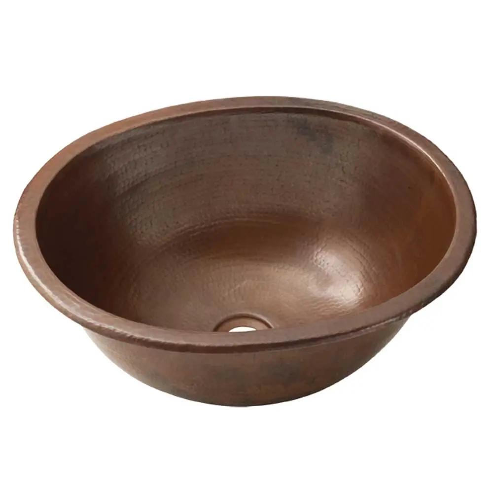 antique copper bathroom sink