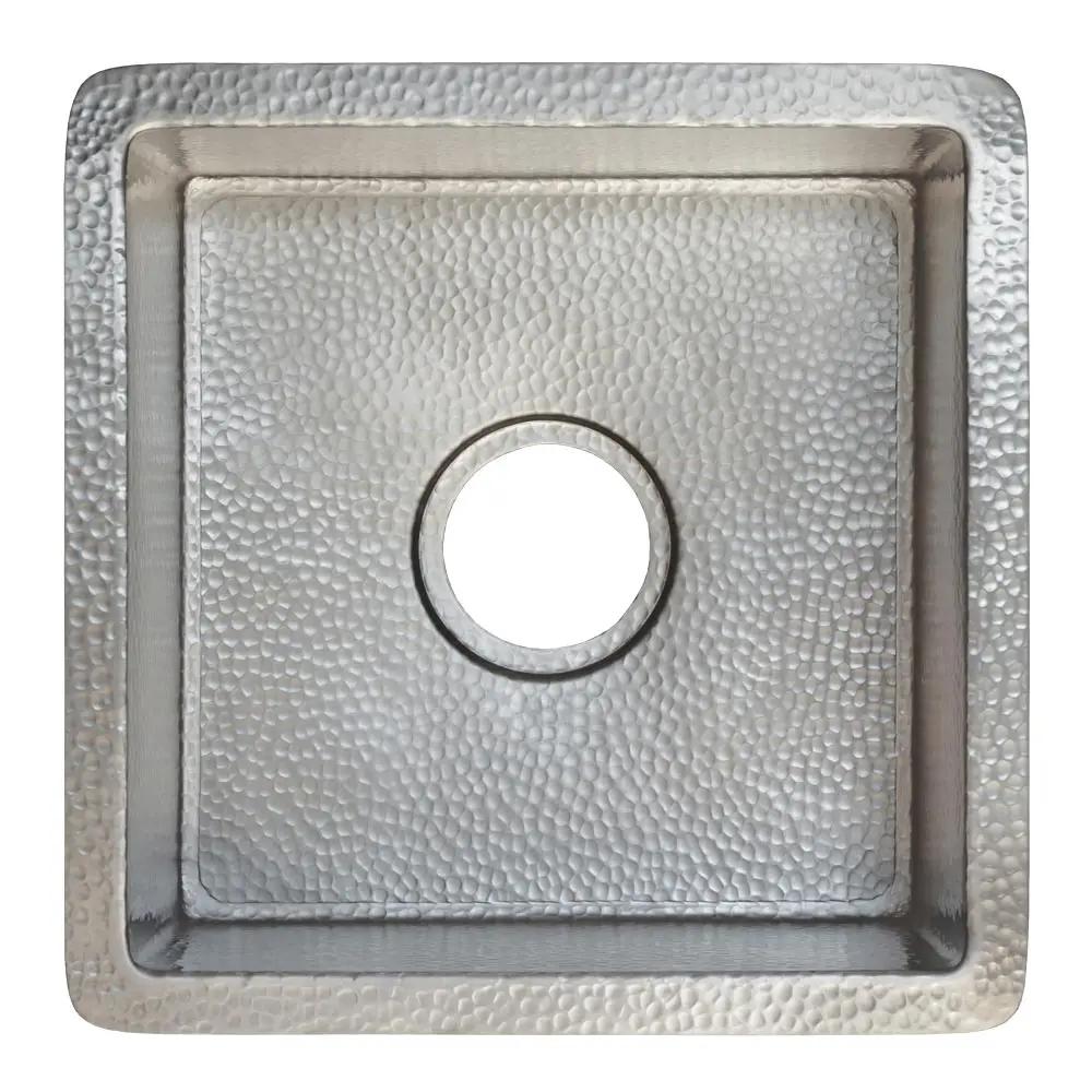 Native Trails Cantina 15" Hammered Copper Bar & Kitchen Prep Kitchen Sink by Native Trails