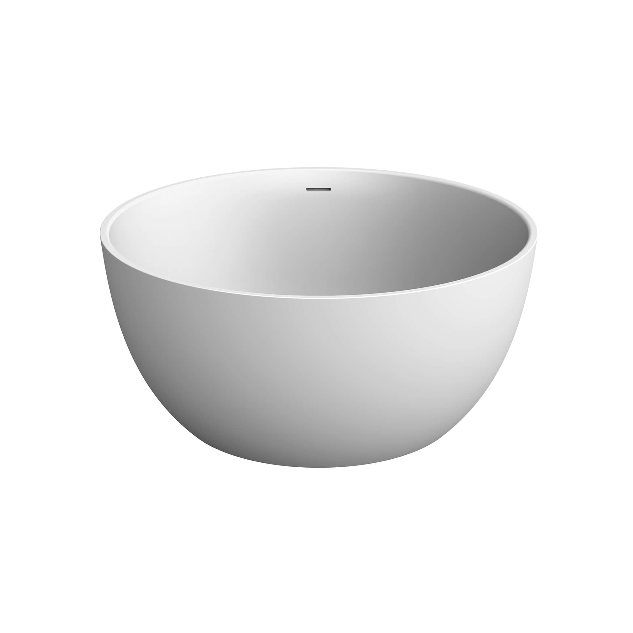 white matte bathtub