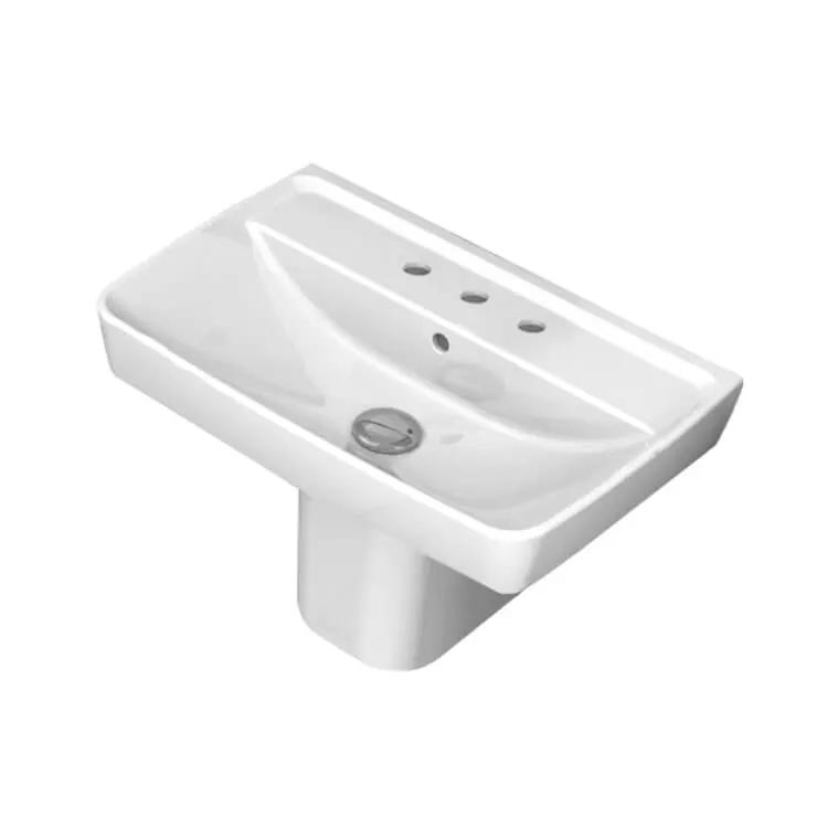 Nameeks Duru Rectangular Wall Mounted Bathroom Sink by Nameeks