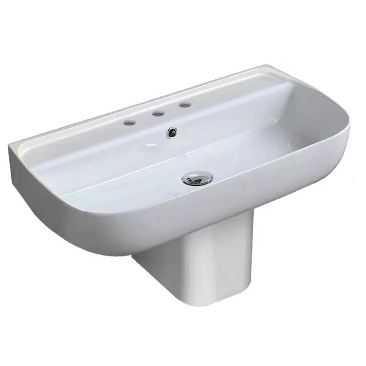 Nameeks Aqua Rectangular Wall Mounted Bathroom Sink by Nameeks