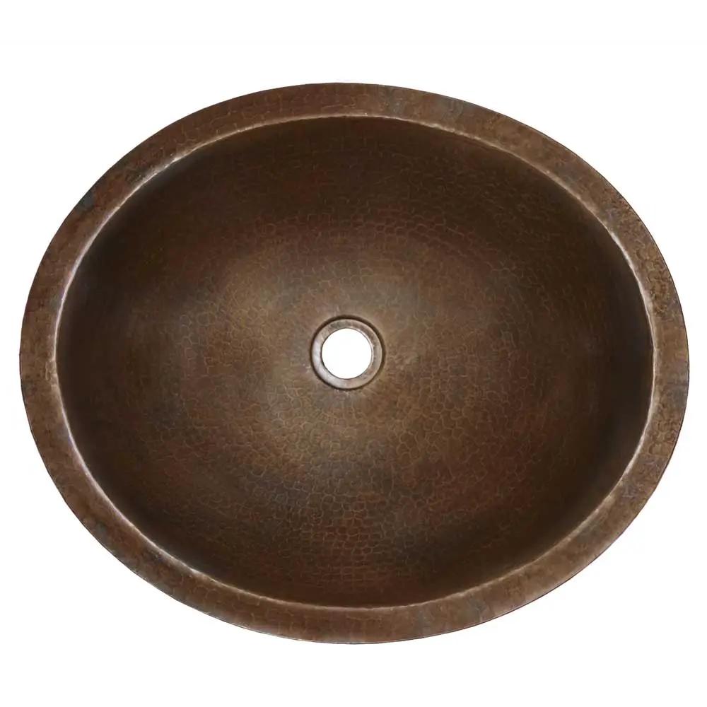 antique copper bathroom sink