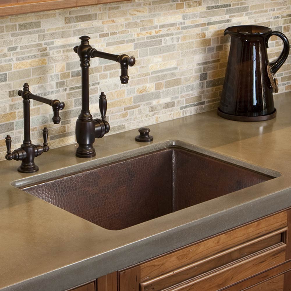antique copper kitchen sink