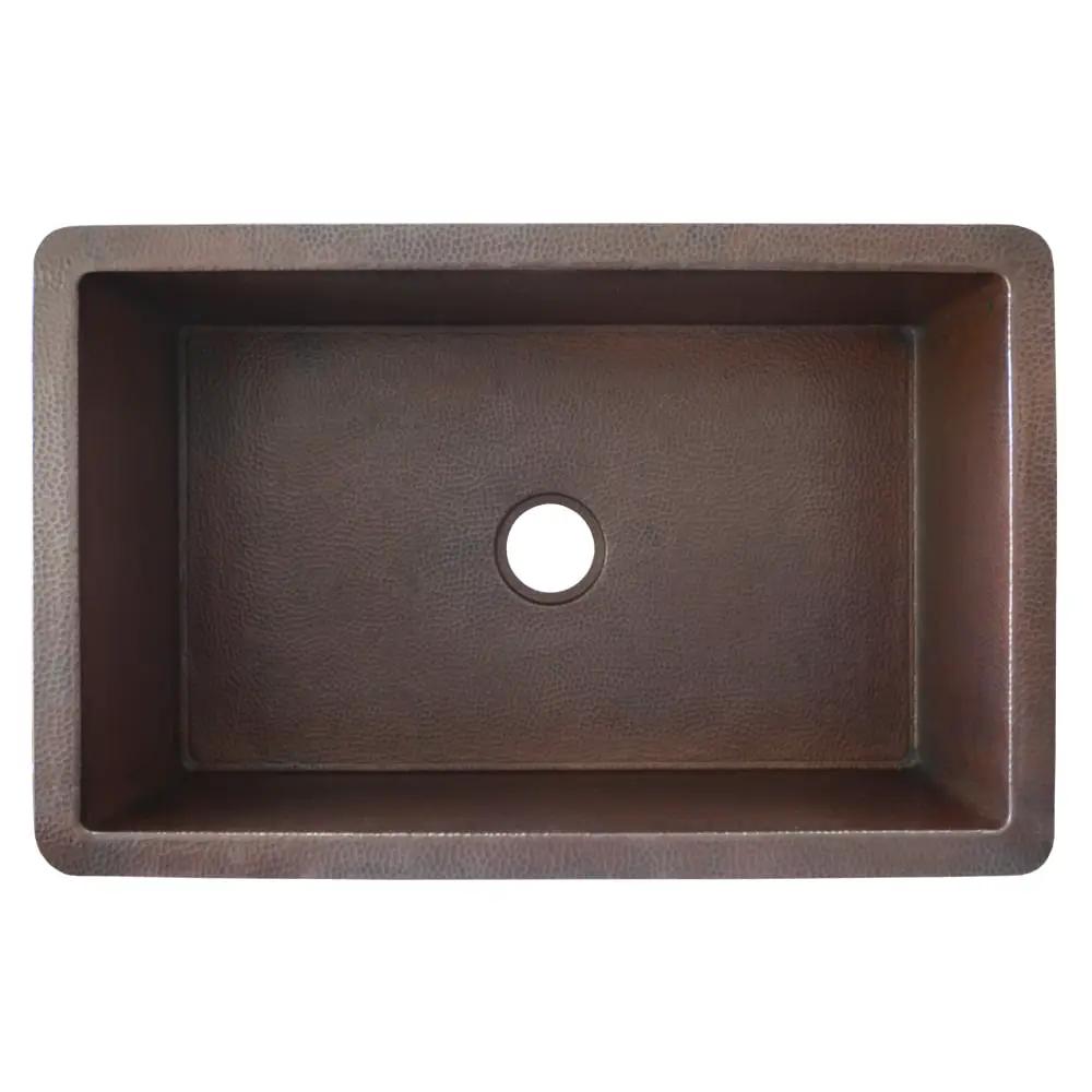 antique copper kitchen sink
