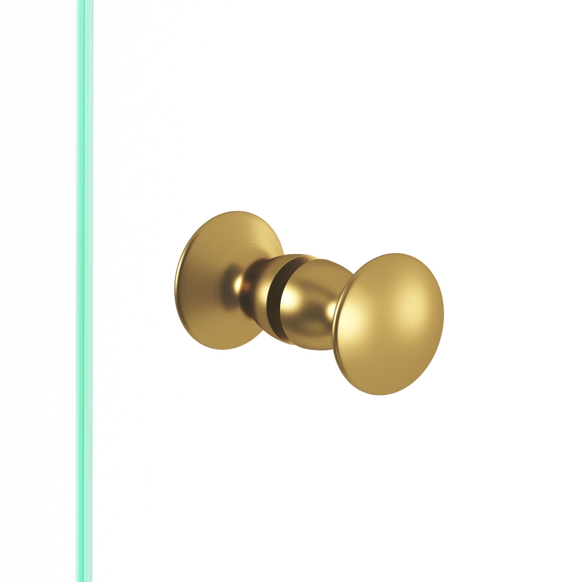 satin brass cabinet knob