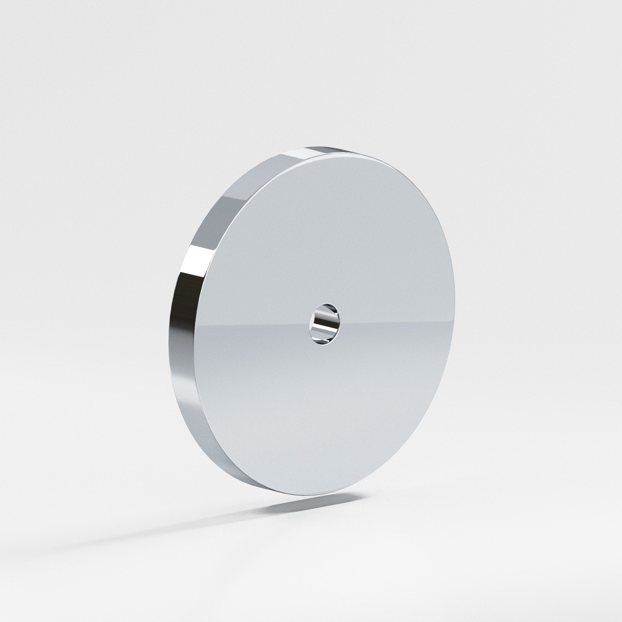 polished chrome backplate